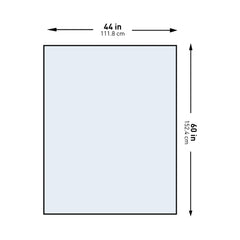 General Purpose Drape McKesson Half Drape Sheet 60 W X 44 L Inch Sterile, Packaging Type- Case