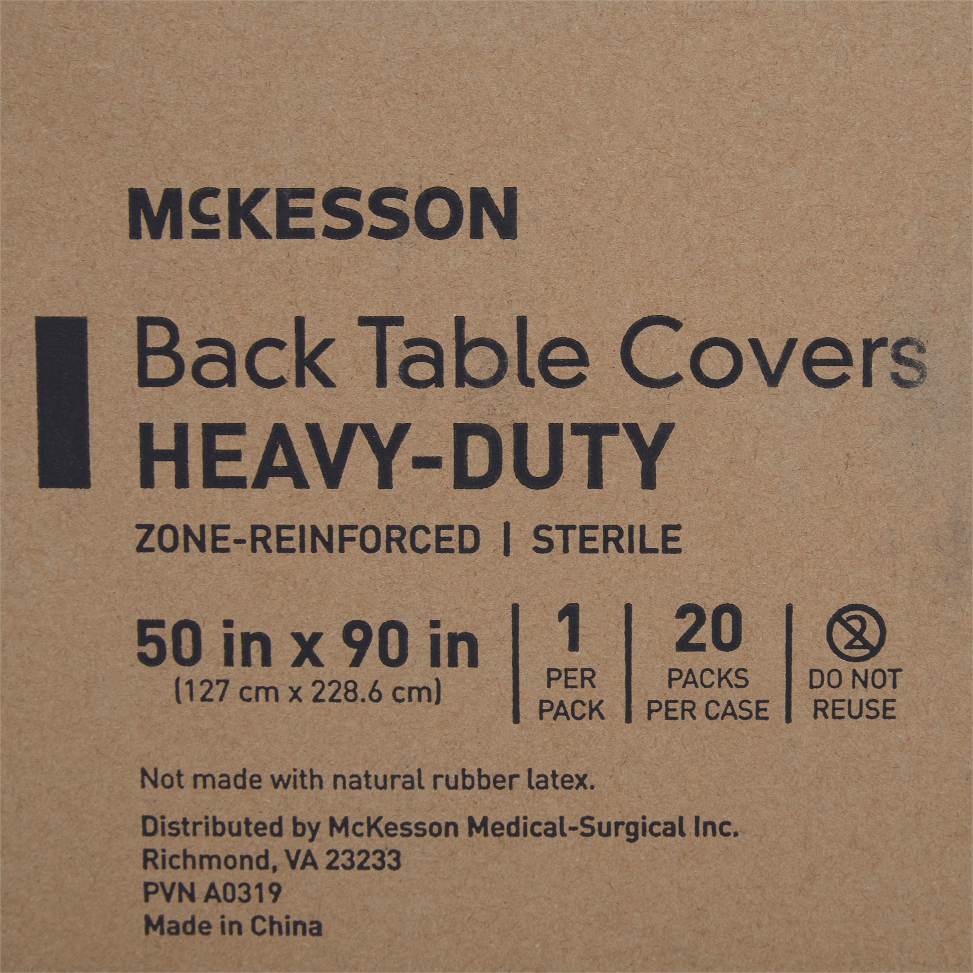 Table Drape McKesson 50 X 90 Inch For Back Table, Packaging Type- Case