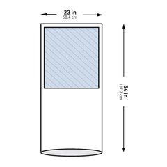 Mayo Stand Cover McKesson 23 X 54 Inch For Mayo Stand, Packaging Type- Case