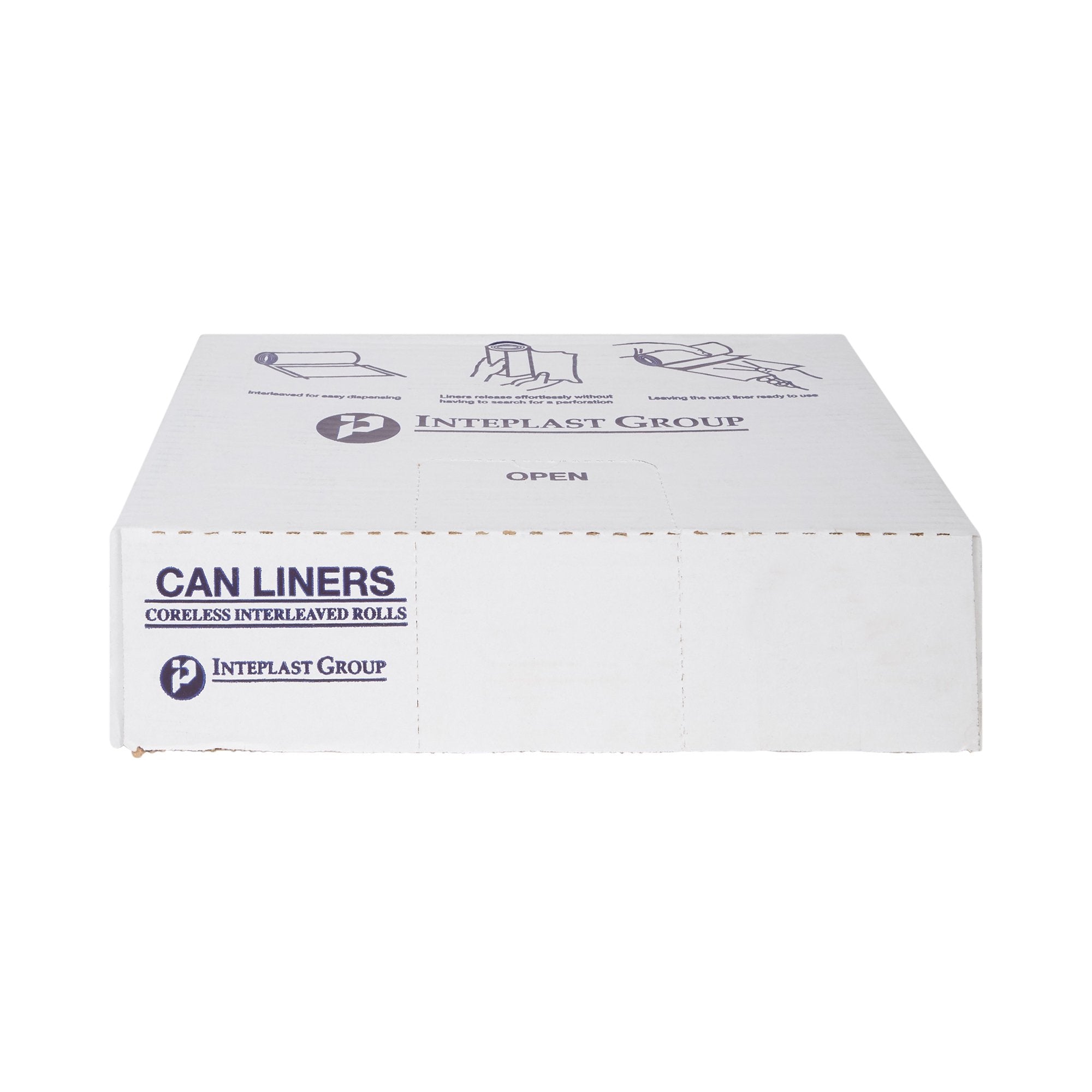 Trash Bag McKesson 45 gal. Gray LLDPE 1.1 mil 38 X 58 Inch Star Seal Bottom Coreless Roll, Packaging Type- Case