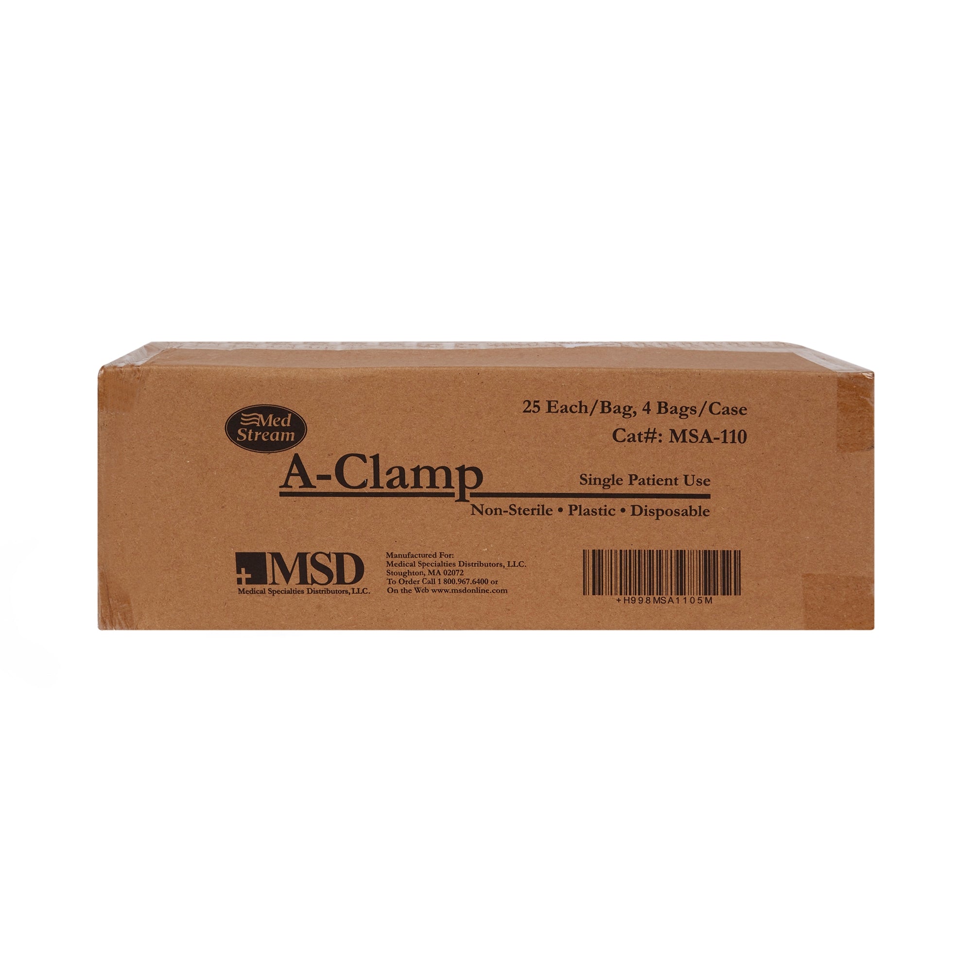 Tubing Clamp McKesson 4-7/8 Inch Length Plastic, Packaging Type- Case