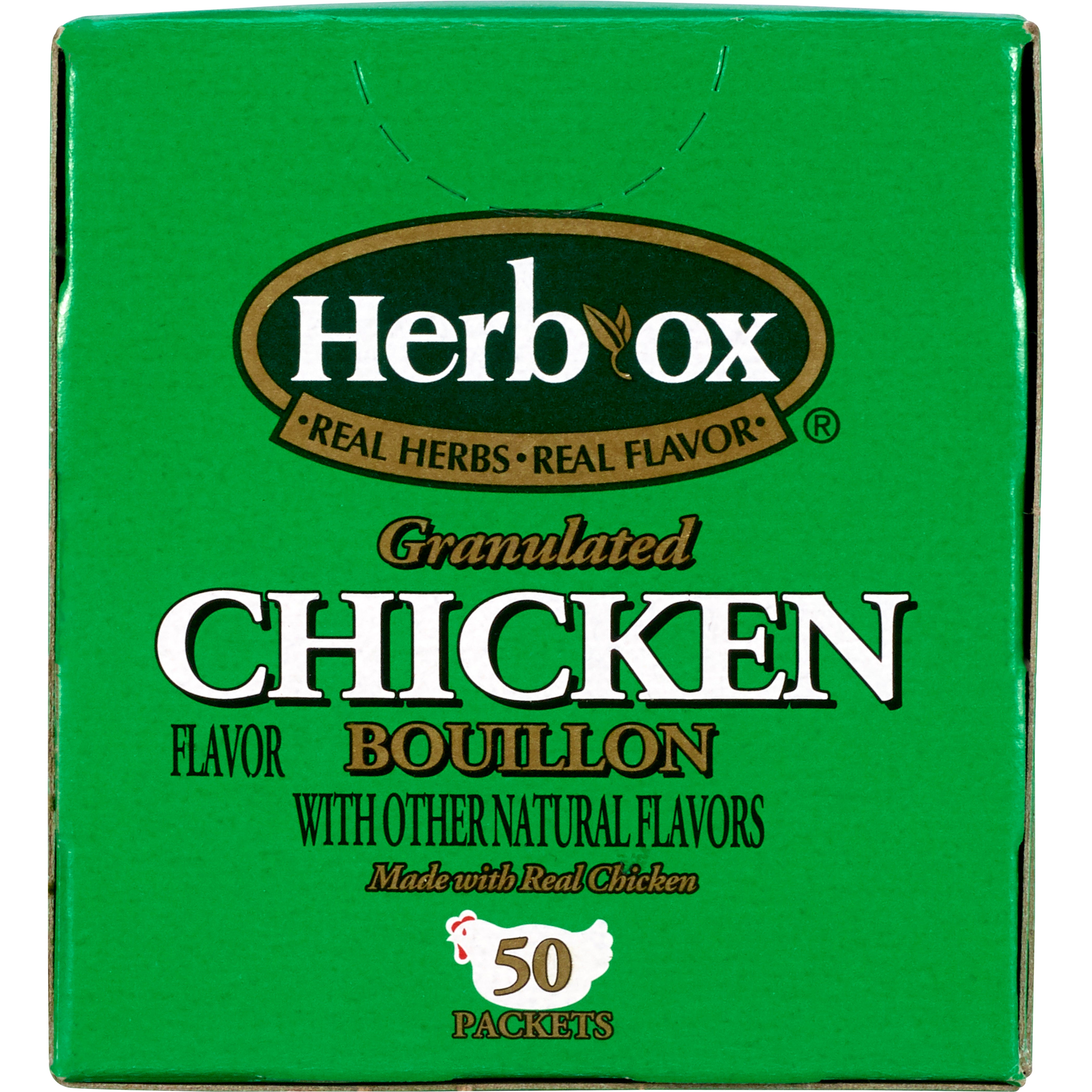 Instant Broth Herb-Ox Chicken Flavor Liquid 7.5 oz. Individual Packet, Packaging Type- Case