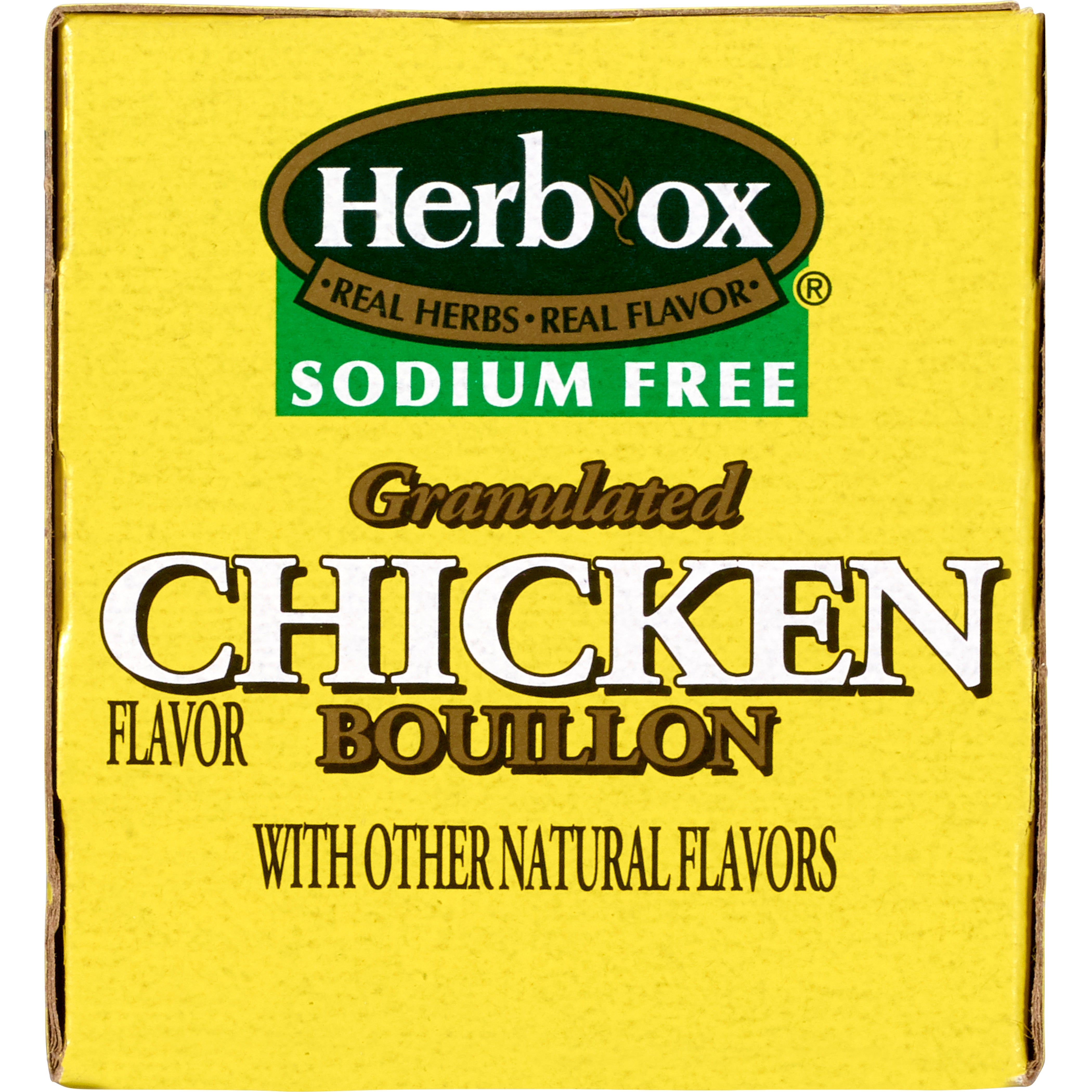 Instant Broth Herb-Ox Sodium Free Chicken Flavor Liquid 8 oz. Individual Packet, Packaging Type- Case