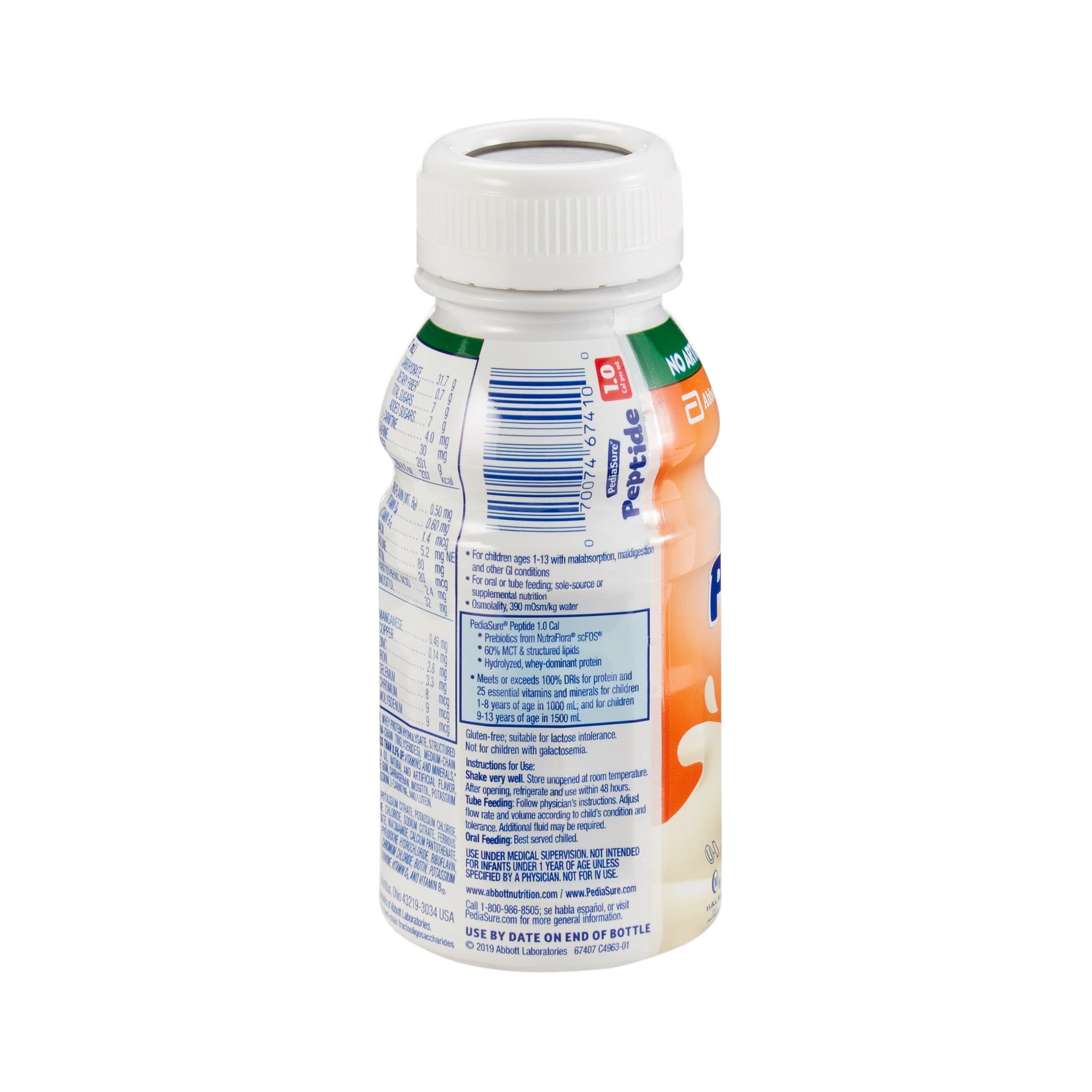 Pediatric Oral Supplement PediaSure Peptide 1.0 Cal Vanilla Flavor 8 oz. Bottle Liquid Peptide Malabsorption / Maldigestion | (24/Case)