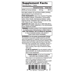 Mineral Supplement Geri Care® Iron 325 mg Strength Tablet 200 per Bottle