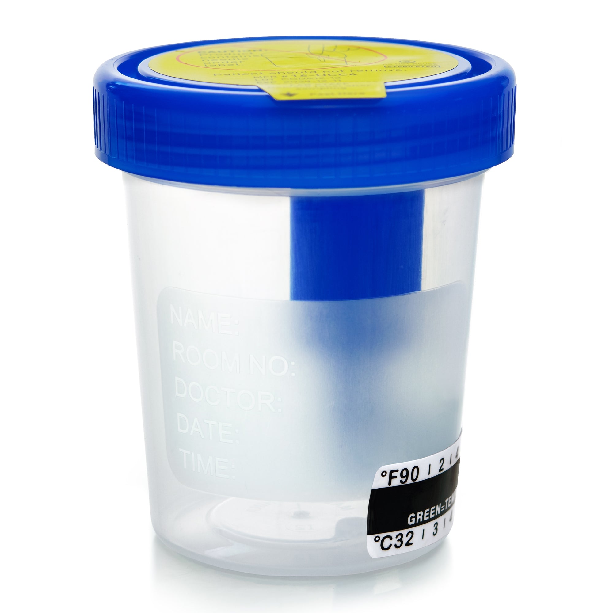 Urine Specimen Container with Integrated Transfer Device McKesson 120 mL (4 oz.) Screw Cap Patient Information Sterile, Packaging Type- Case