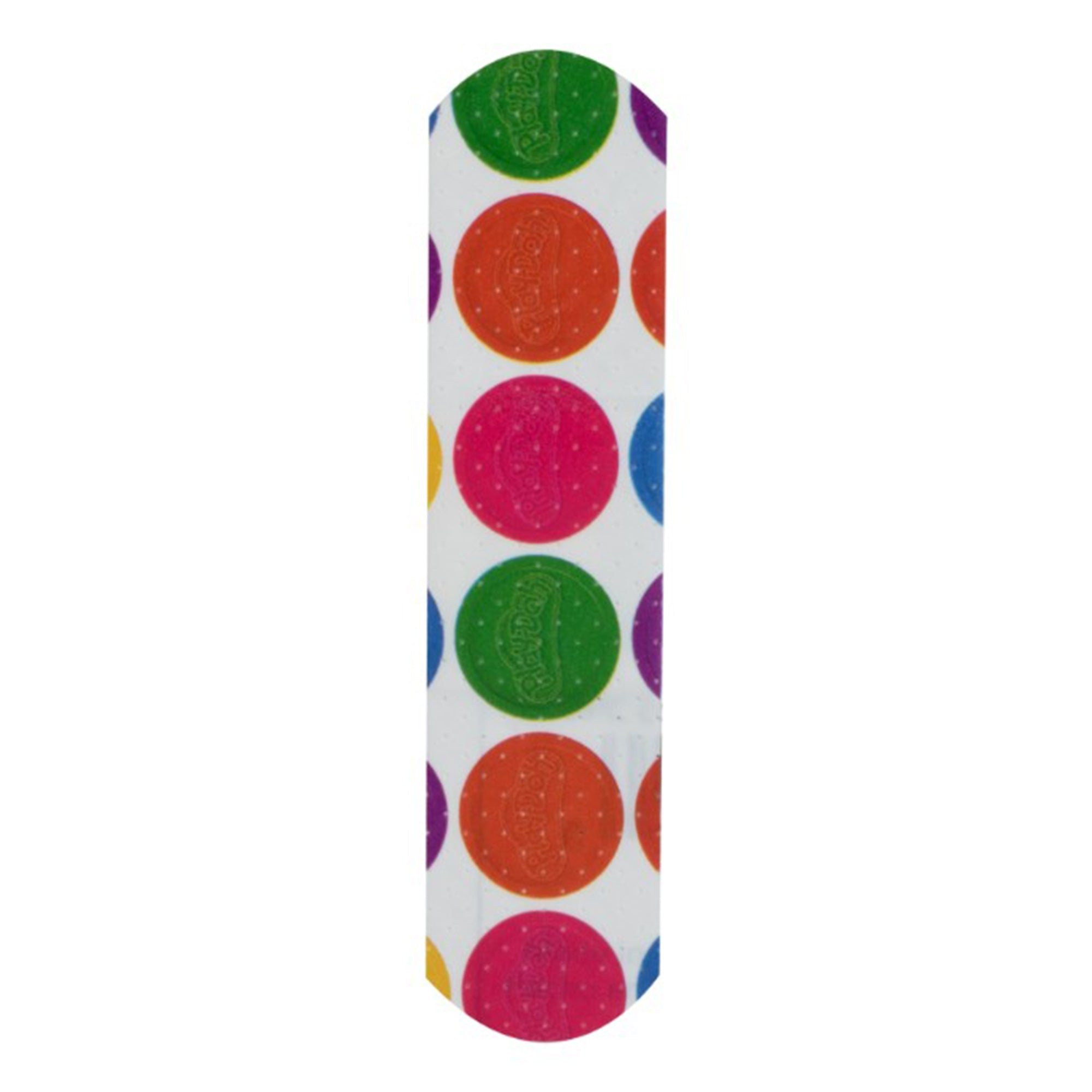Adhesive Strip American White Cross 3/4 X 3 Inch Plastic Rectangle Kid Design (Play Doh) Sterile, Packaging Type- Case