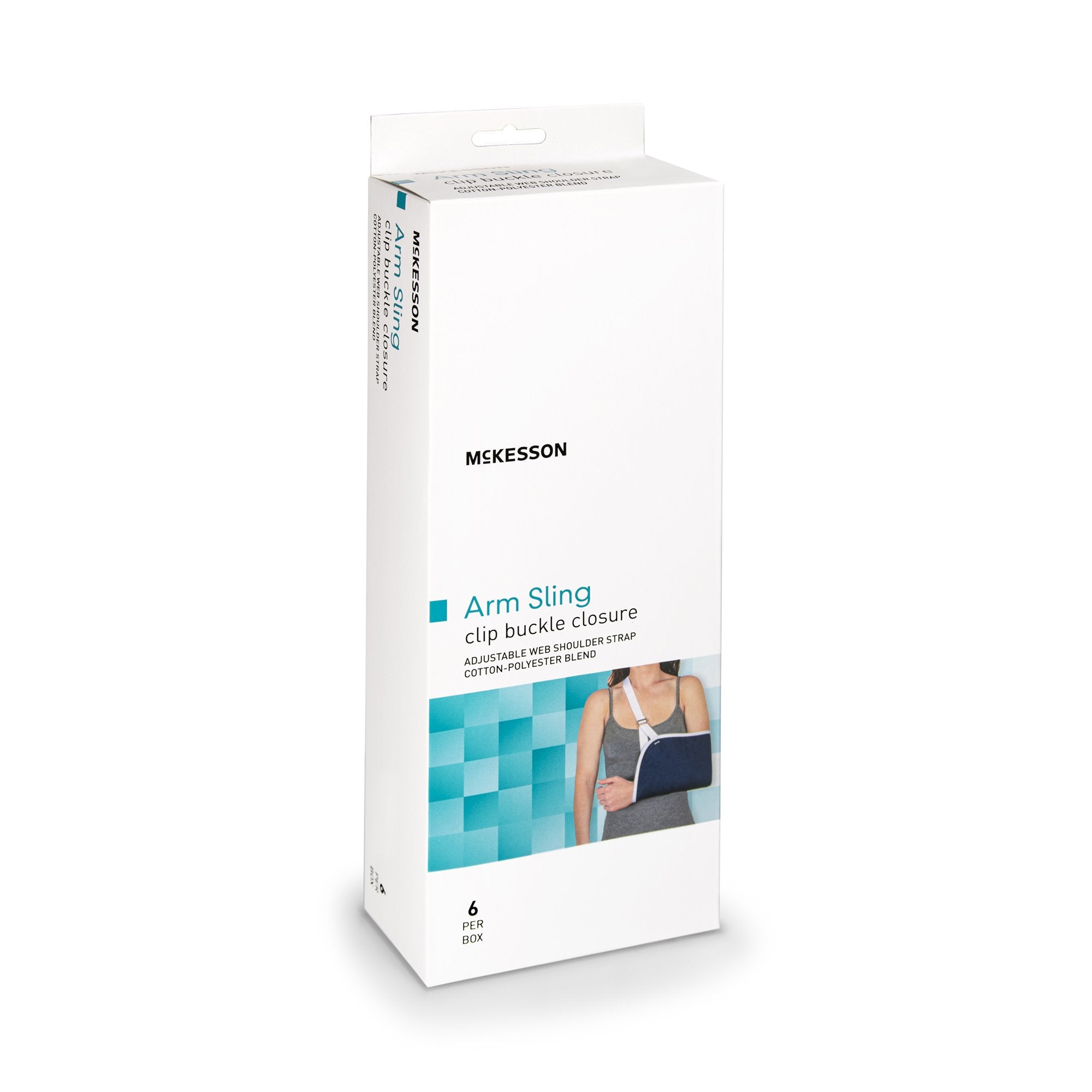 arm sling mckesson d ring hook and loop strap closure one size fits most packaging type each