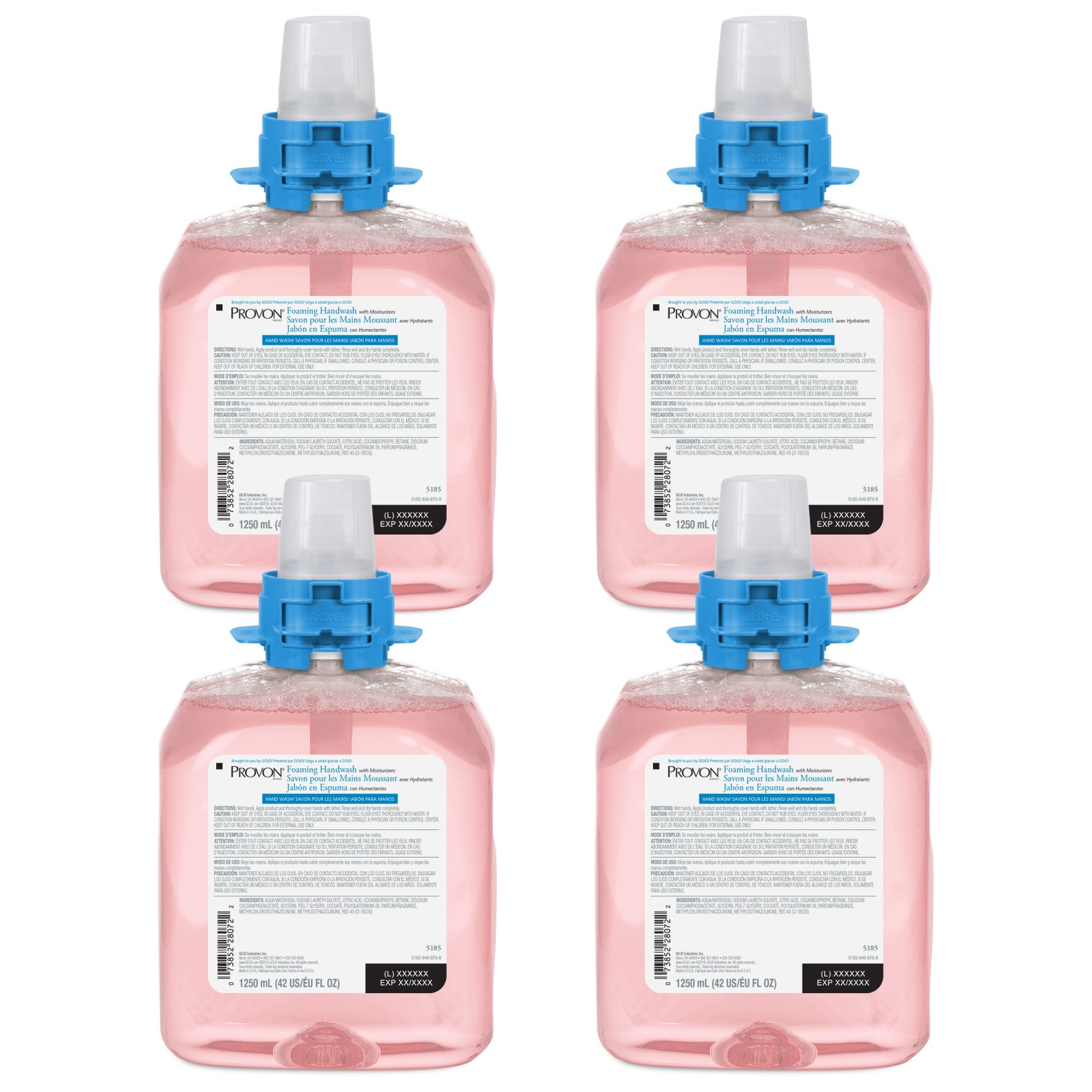 Soap PROVON Foaming 1,250 mL Dispenser Refill Bottle Cranberry Scent, Packaging Type- Case