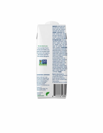 Pediatric Oral Supplement Kate Farms Pediatric Peptide 1.0 Vanilla Flavor 8.45 oz. Carton Liquid Organic Hydrolyzed Pea Protein,Packaging Type- Each