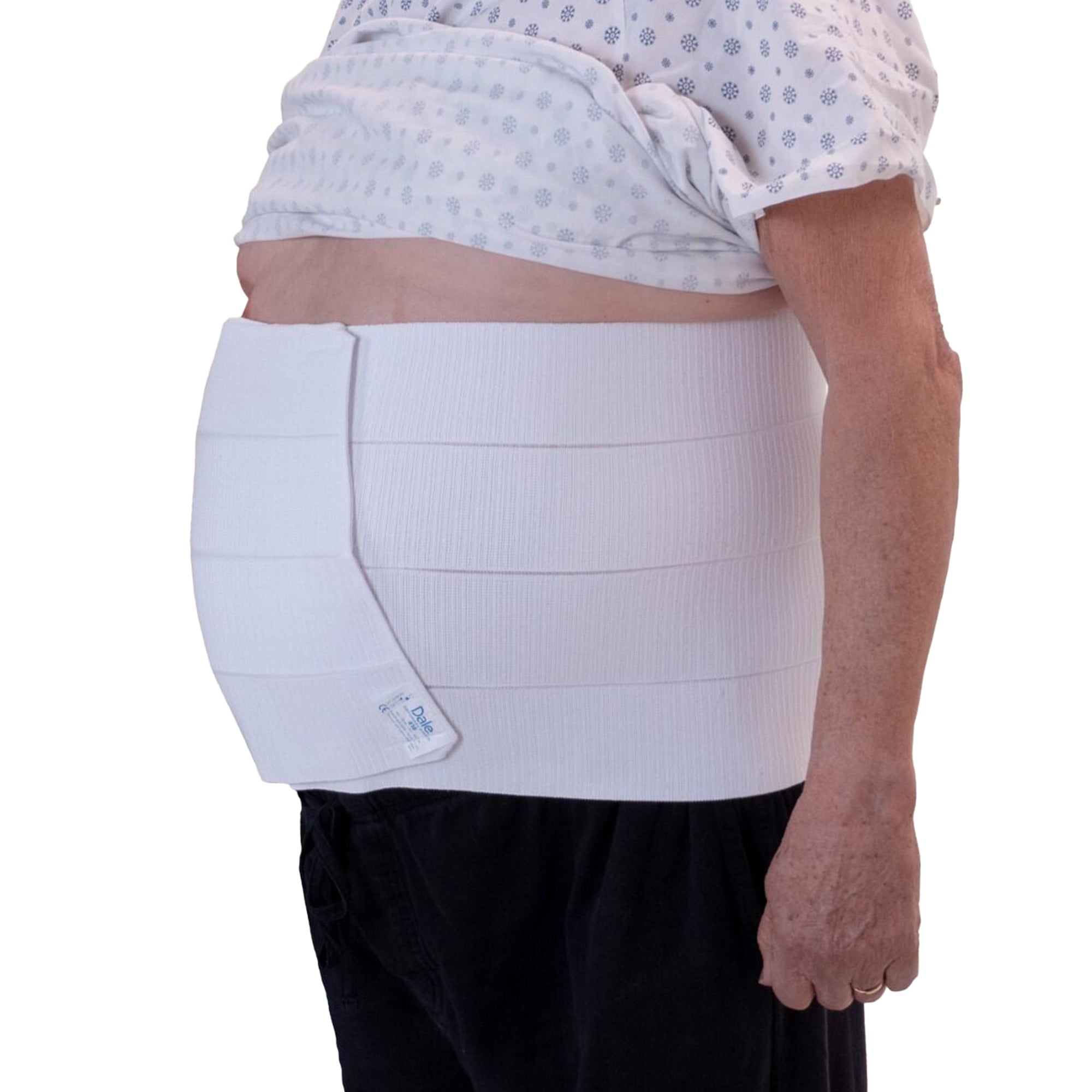 Abdominal Binder Dale Hook and Loop Closure 46 to 62 Inch Waist Circumference 12 Inch Height Adult, Packaging Type- Box