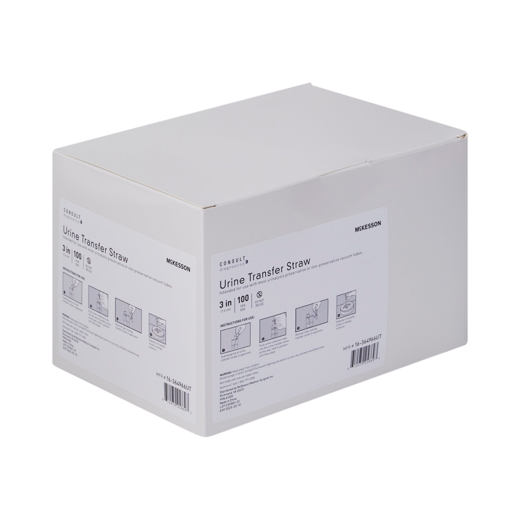 Urine Transfer Straw McKesson Consult For Most Vacuum Urine Tubes, Packaging Type- Case