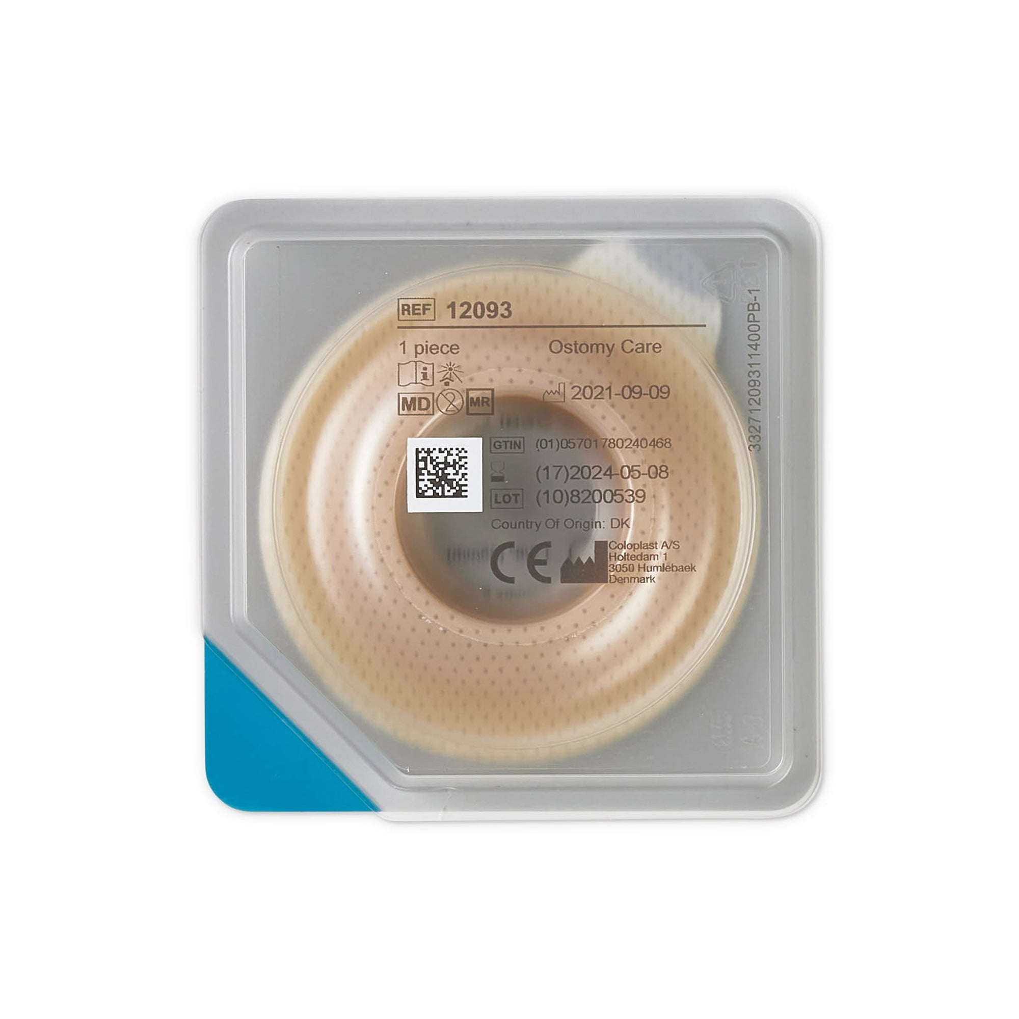 Ostomy Seal Brava Convex, Starter Hole 1-3/8 Inch (35mm) | 10/Box