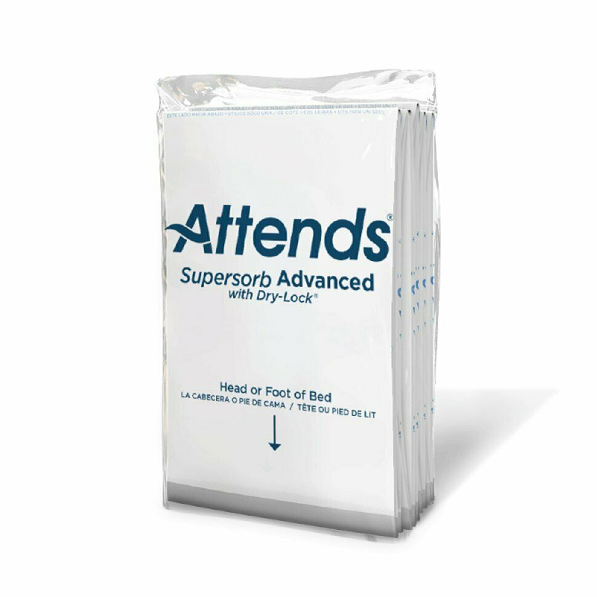Disposable Underpad Attends Supersorb Advanced 30 X 36 Inch Dry-Lock Core Heavy Absorbency, Packaging Type- Case