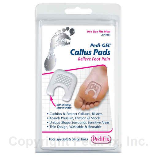 pedi gel callus pads pk 2