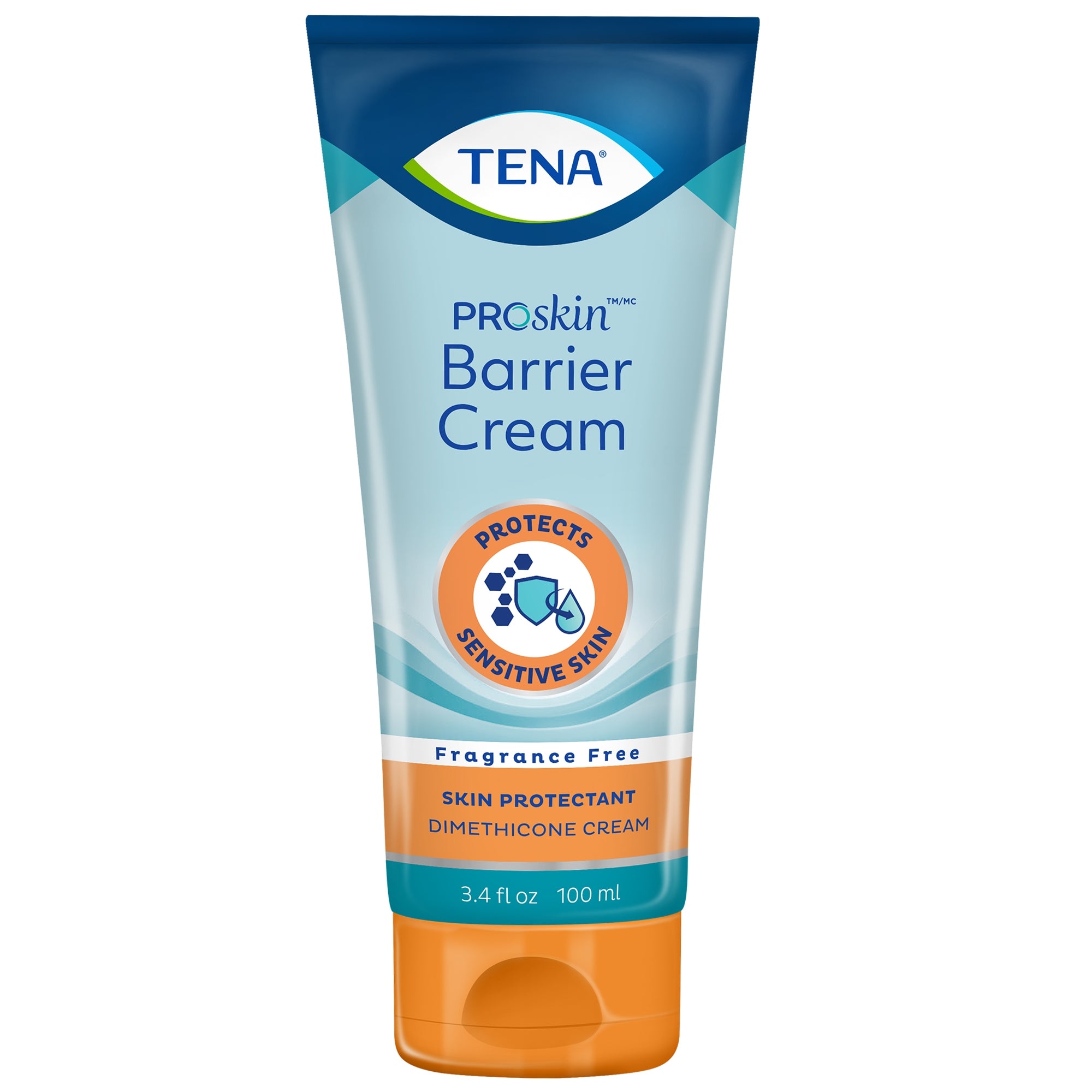 Skin Protectant Tena Proskin Barrier Cream 3.4 oz. Tube Unscented Cream, Packaging Type- Case