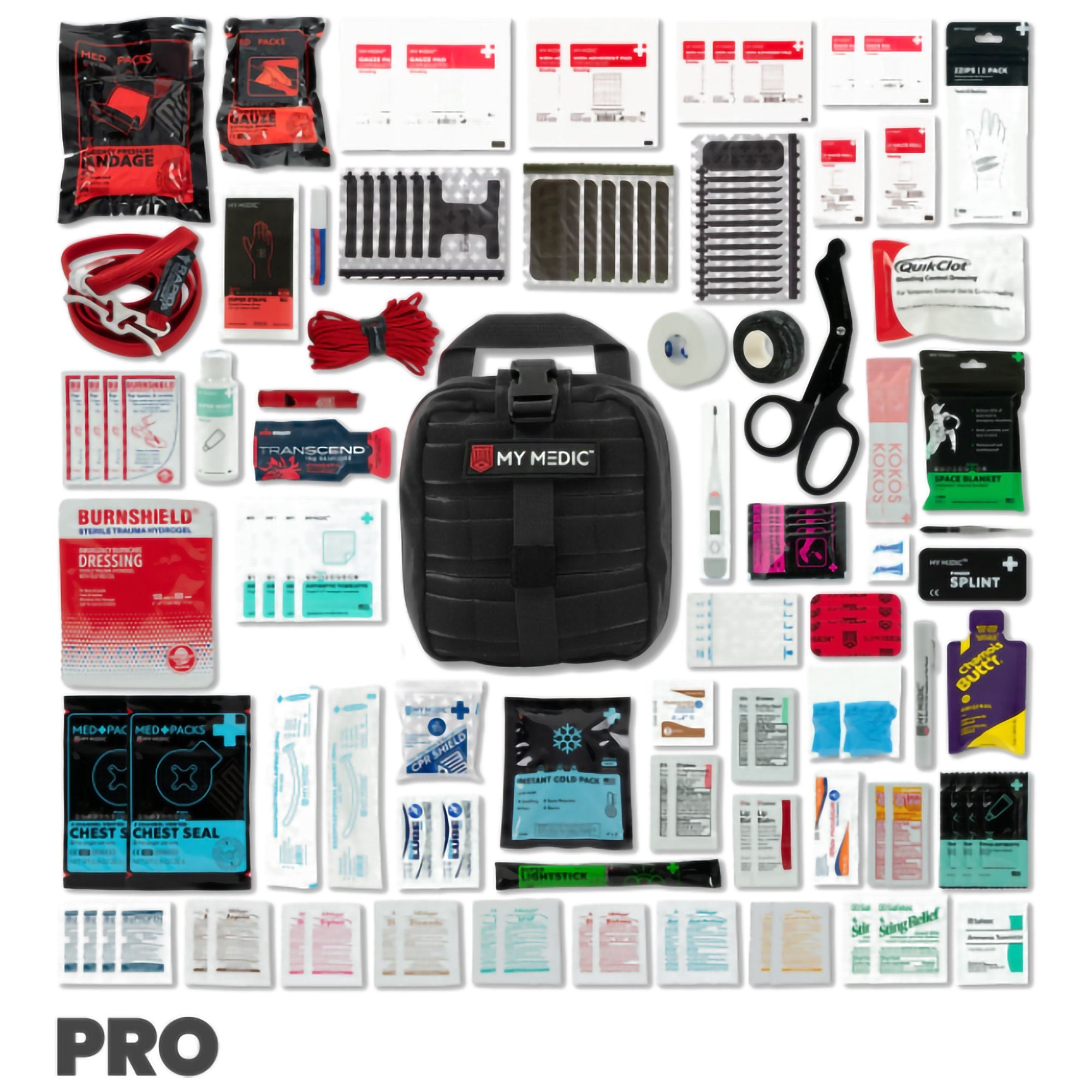 First Aid Kit My Medic MYFAK Pro Black Nylon Bag,Packaging Type- Each