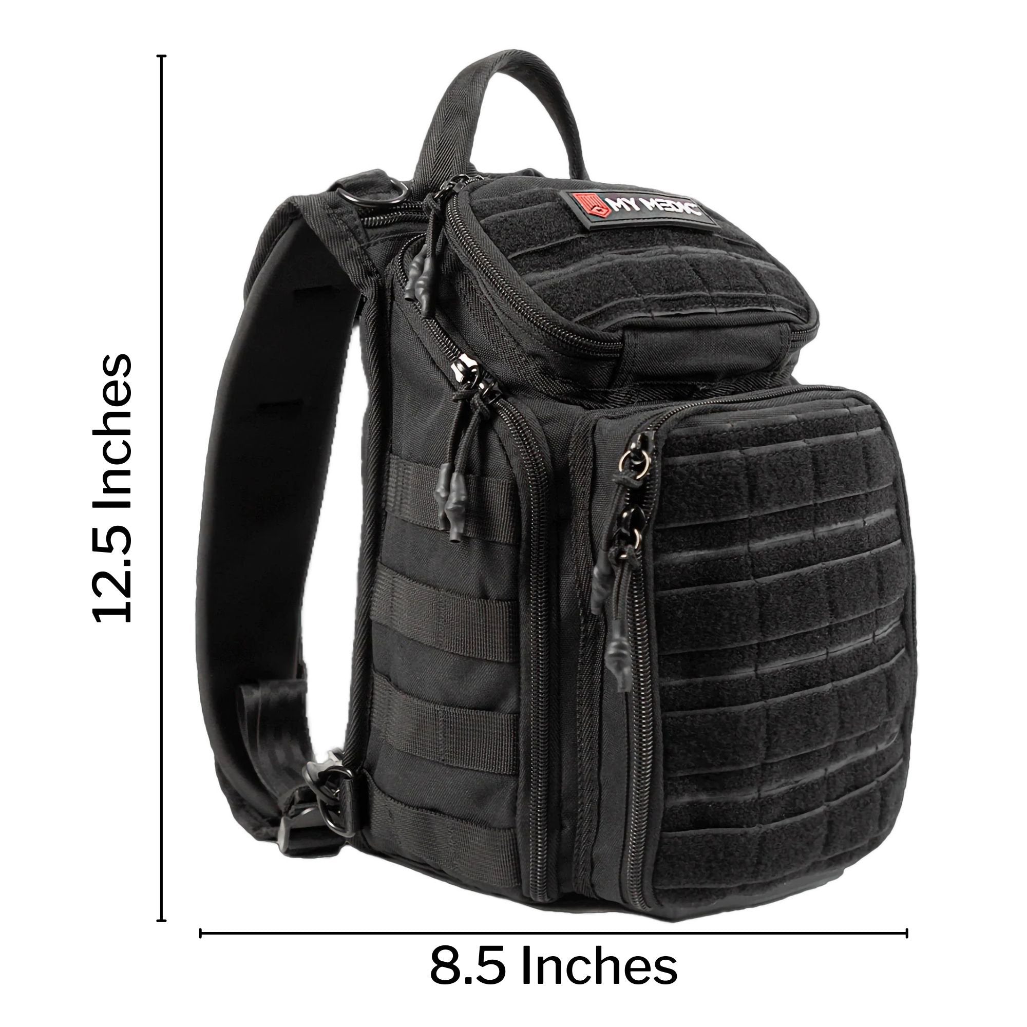 First Aid Kit My Medic RECON Standard Black Nylon Backpack,Packaging Type- Each
