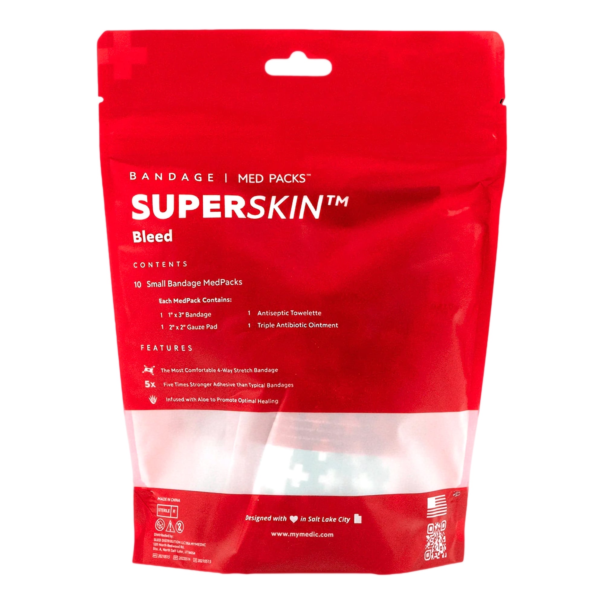 First Aid Kit My Medic MED PACKS SuperSkin Plastic Pouch,Packaging Type- Each