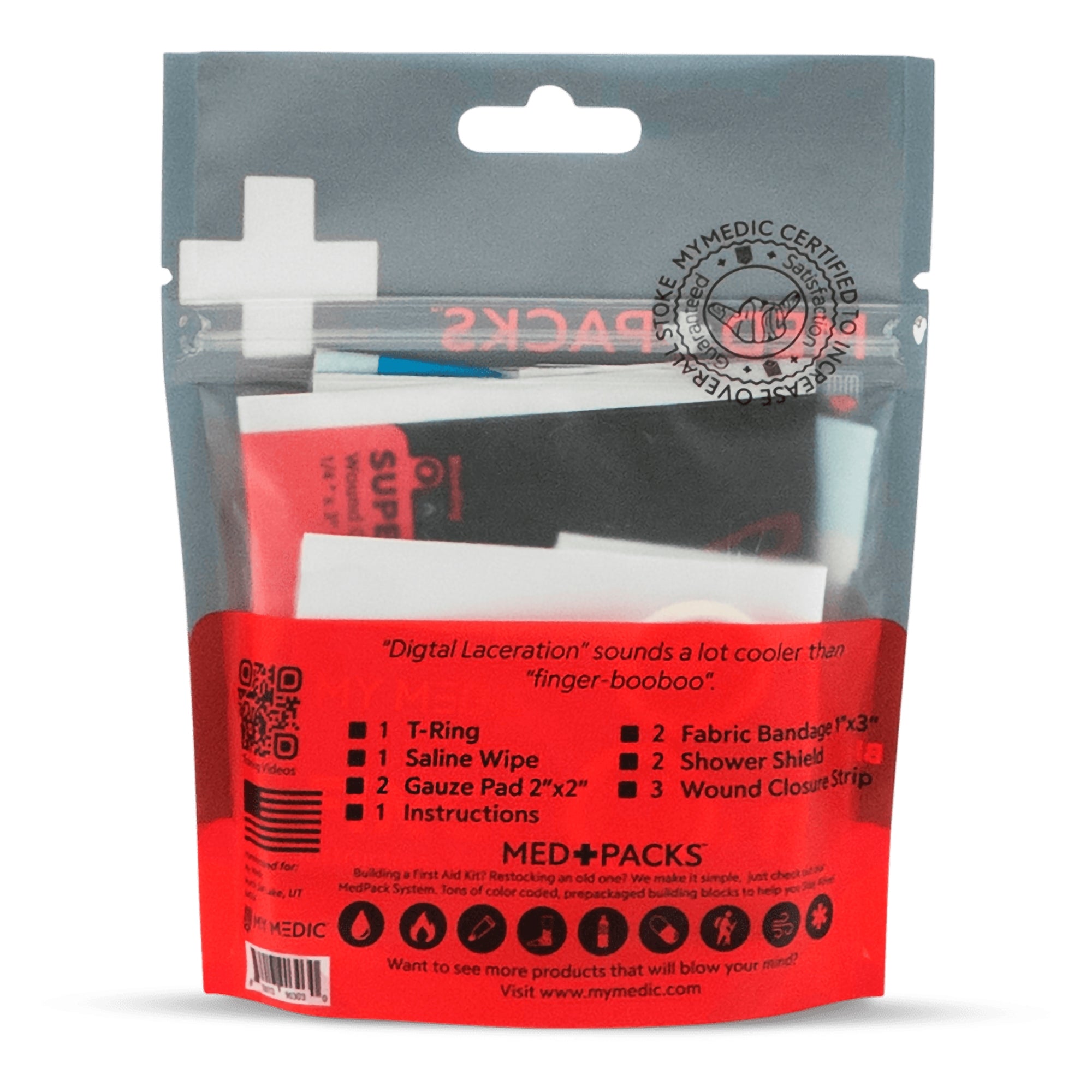 First Aid Kit My Medic MED PACKS FInger Cut Pouch,Packaging Type- Each