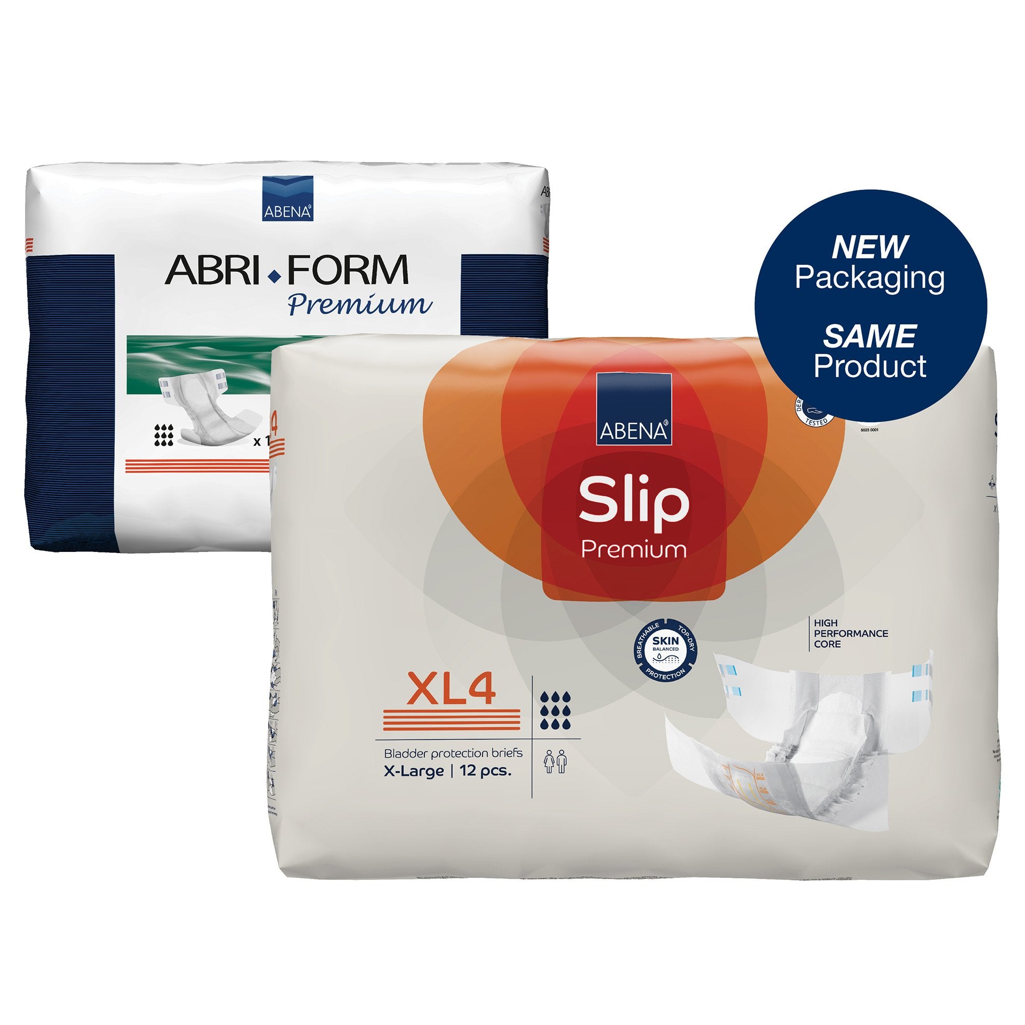 Unisex Adult Incontinence Brief Abena Slip Premium XL4 X-Large Disposable Heavy Absorbency, Packaging Type- Case