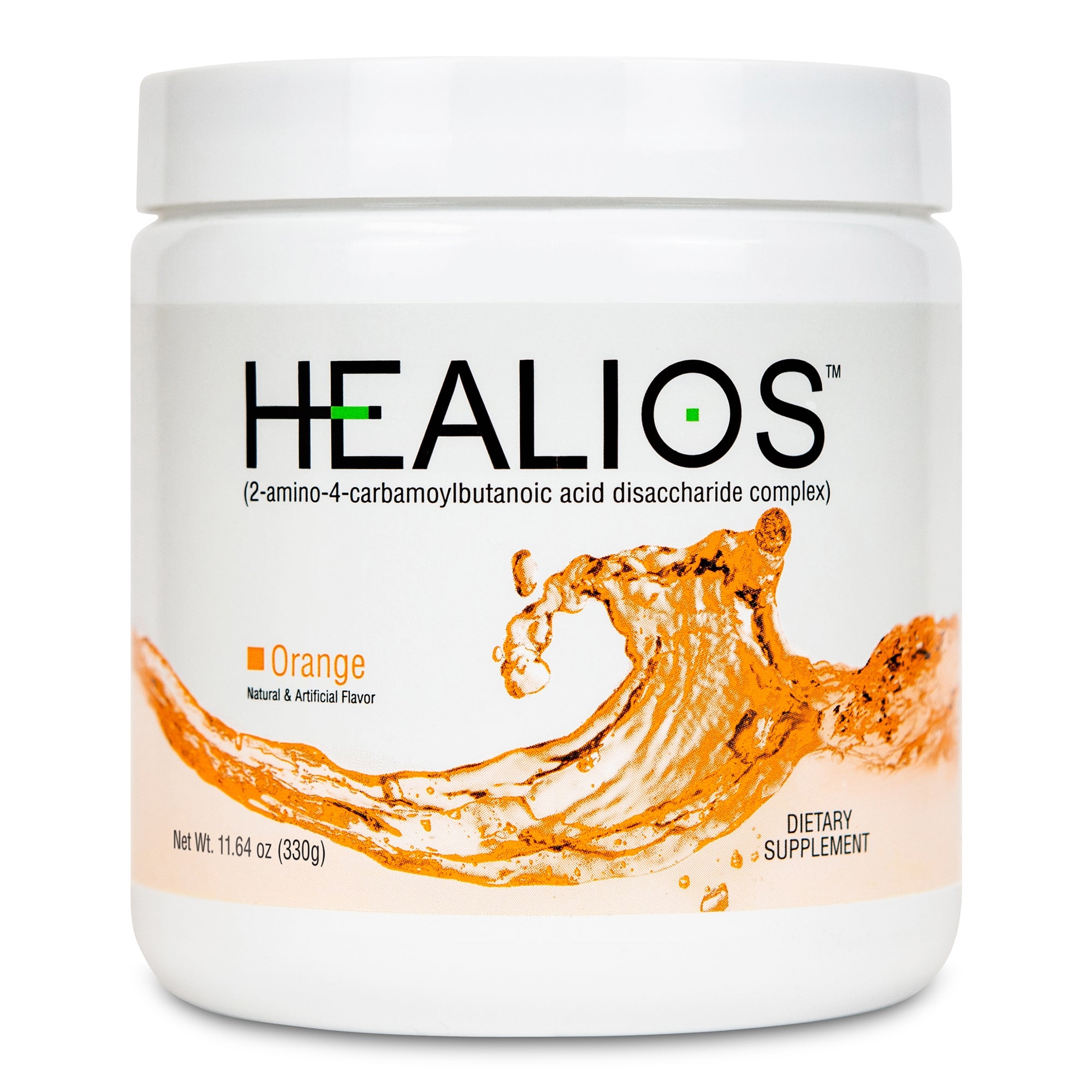 Oral Supplement Healios Orange Flavor Powder 11.64 oz. Jar, Packaging Type- Each