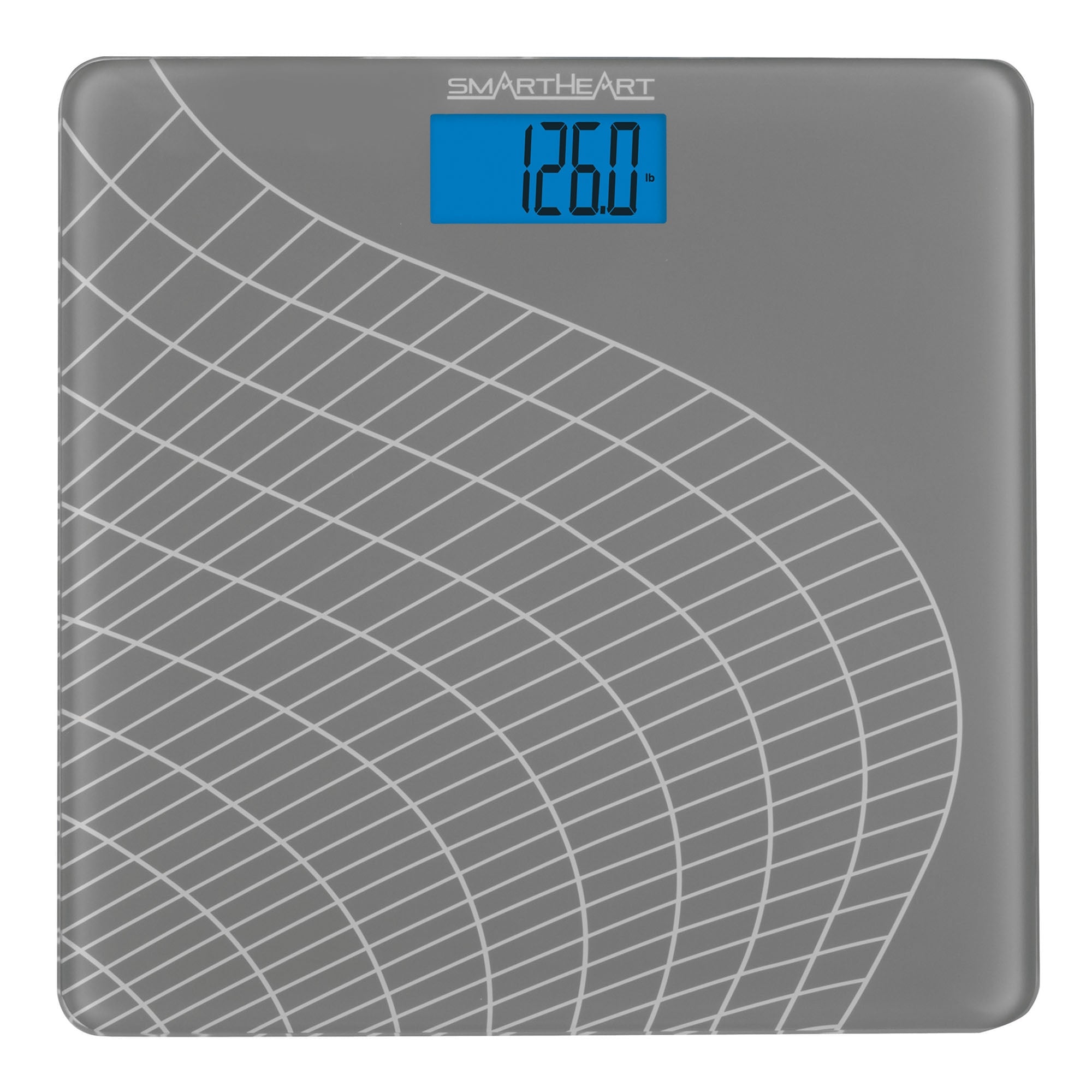 Floor Scale Veridian Digital Display 438 lbs. / 199 kg Capacity Gray Battery Operated