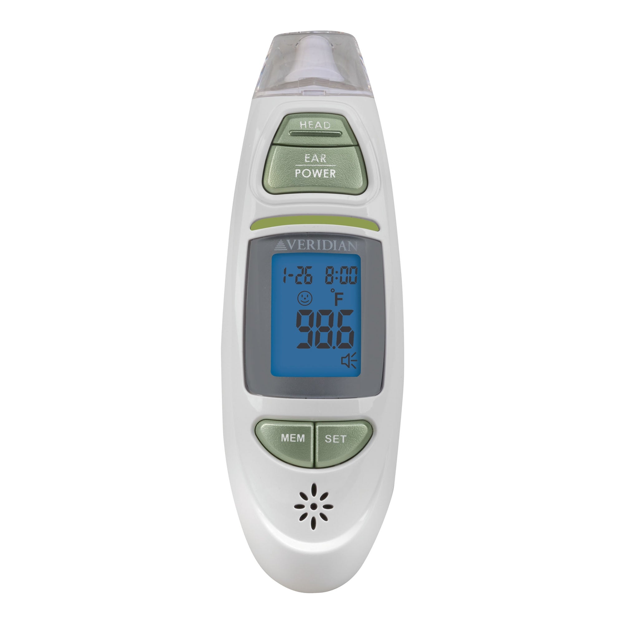Non-Contact Skin Surface Thermometer Veridian Infrared Skin Probe Handheld,Packaging Type- Each