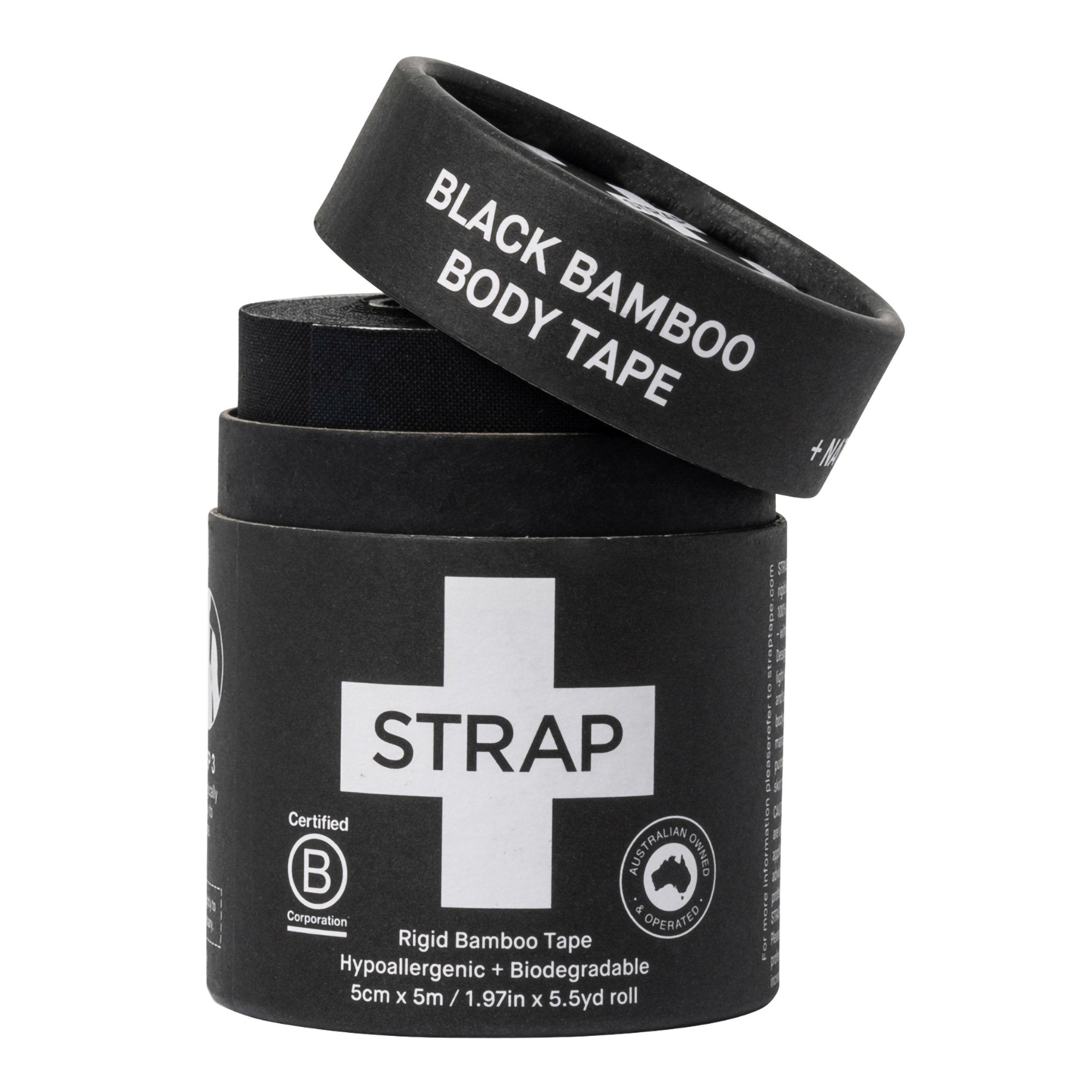 Athletic Tape Strap Black 1.97 Inch X 5-1/2 Yard Bamboo Fiber NonSterile, Packaging Type- Case