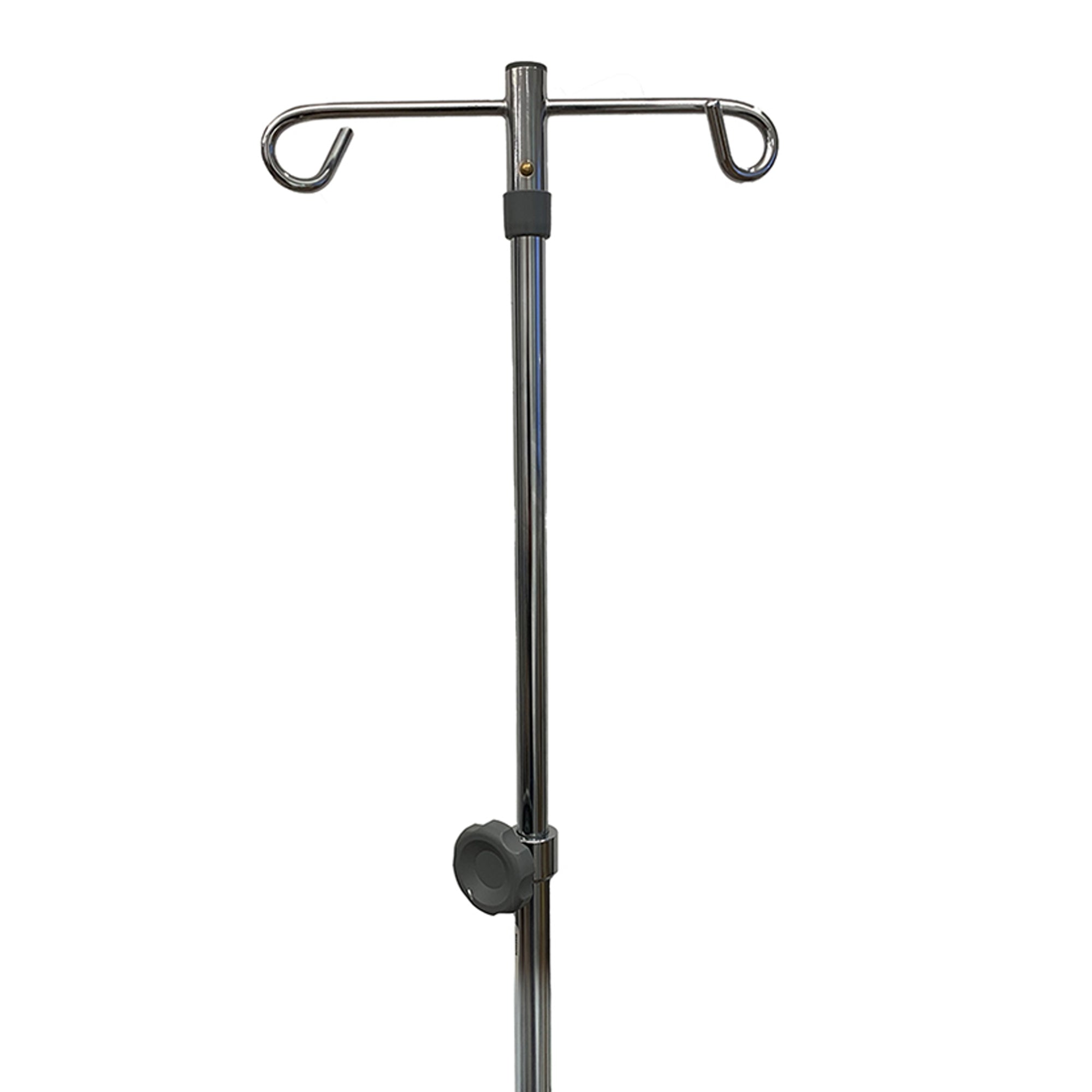 IV Stand Floor Stand McKesson 2-Hook 5-Legs, Dual-Wheel Nylon Casters, Cast Aluminum Base, Packaging Type- Case