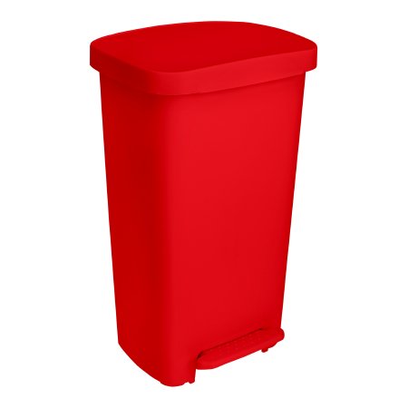 McKesson red plastic bin for hospitals