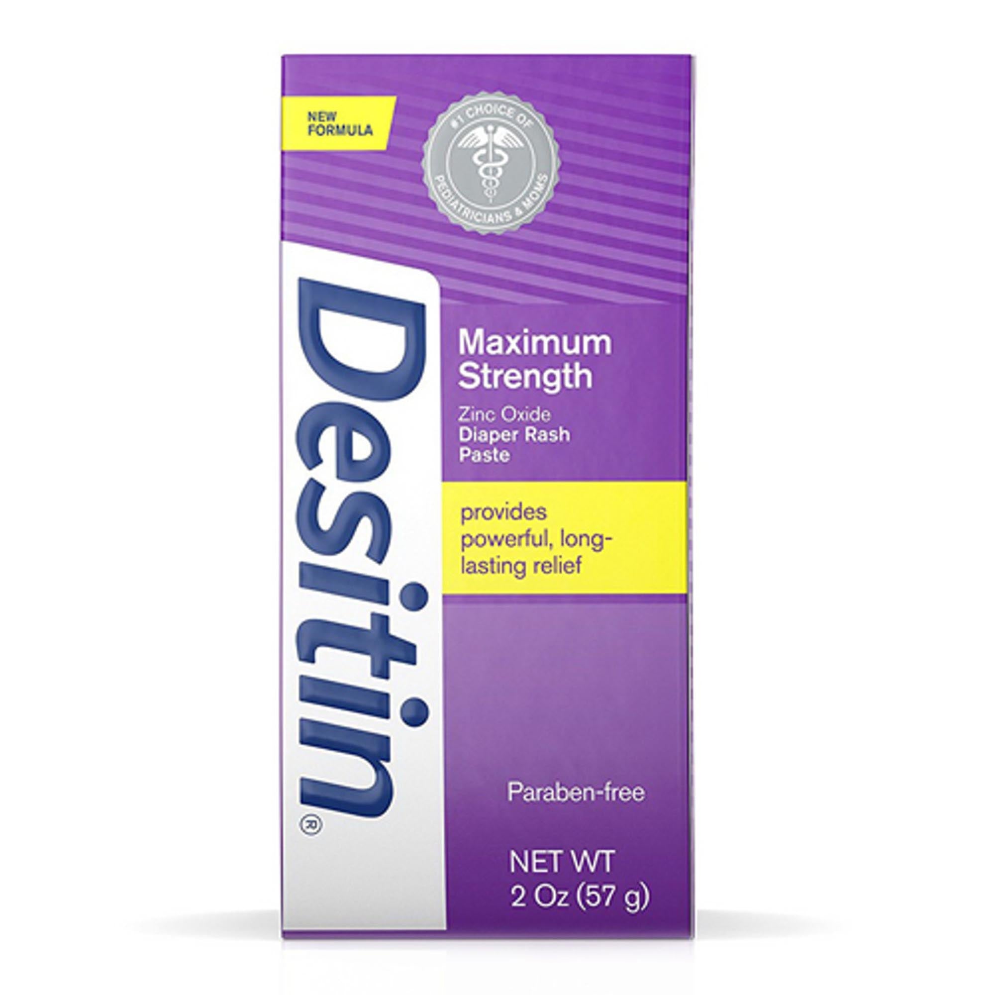Diaper Rash Treatment Desitin Maximum Strength 2 oz. Tube Scented Paste,Packaging Type- Each