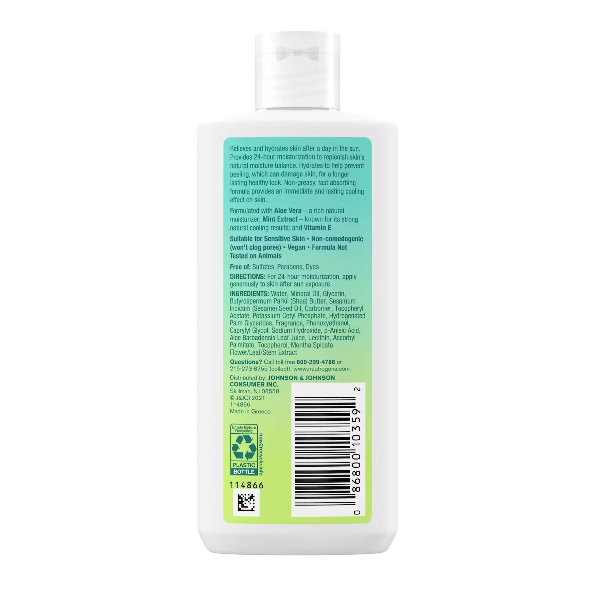 Hand and Body Moisturizer Neutrogena Sun Rescue 6.7 oz. Bottle Scented Lotion,Packaging Type- Each