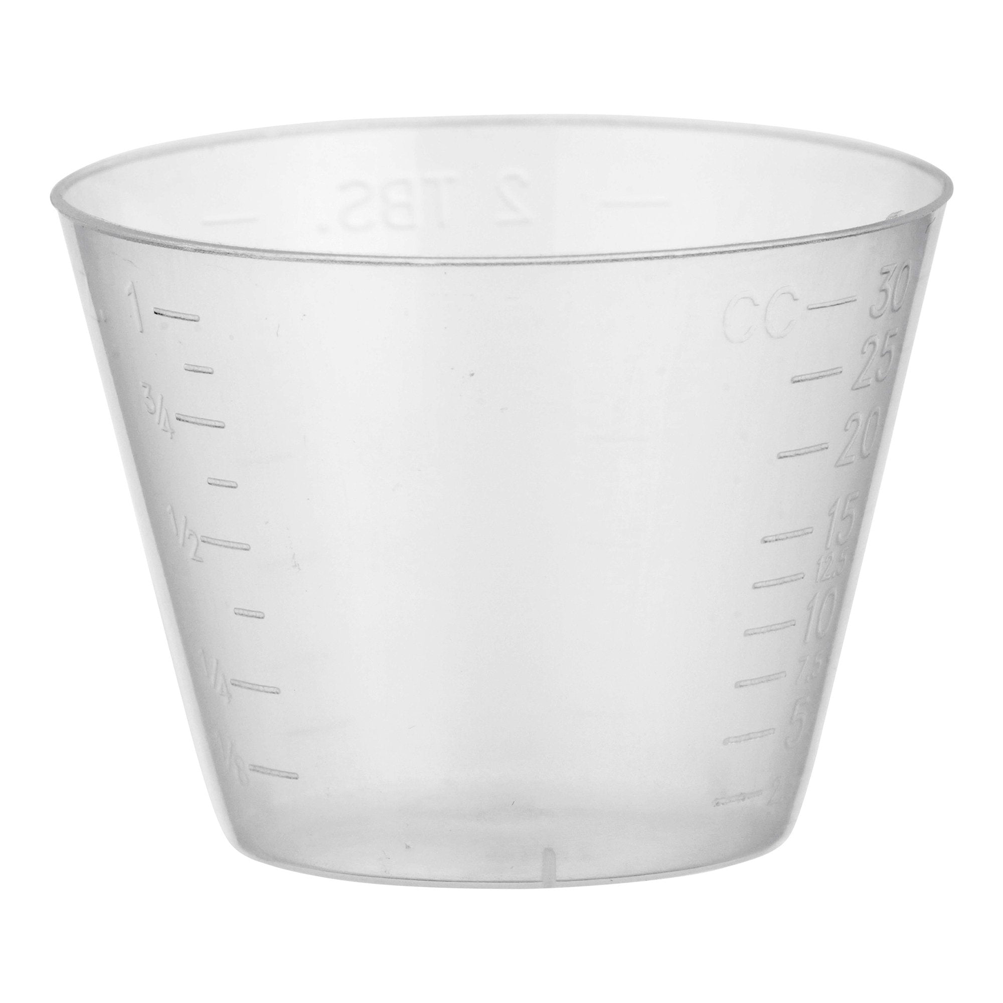 Medicine Cup McKesson 1 oz. Translucent Plastic Disposable NonSterile, Packaging Type- Case