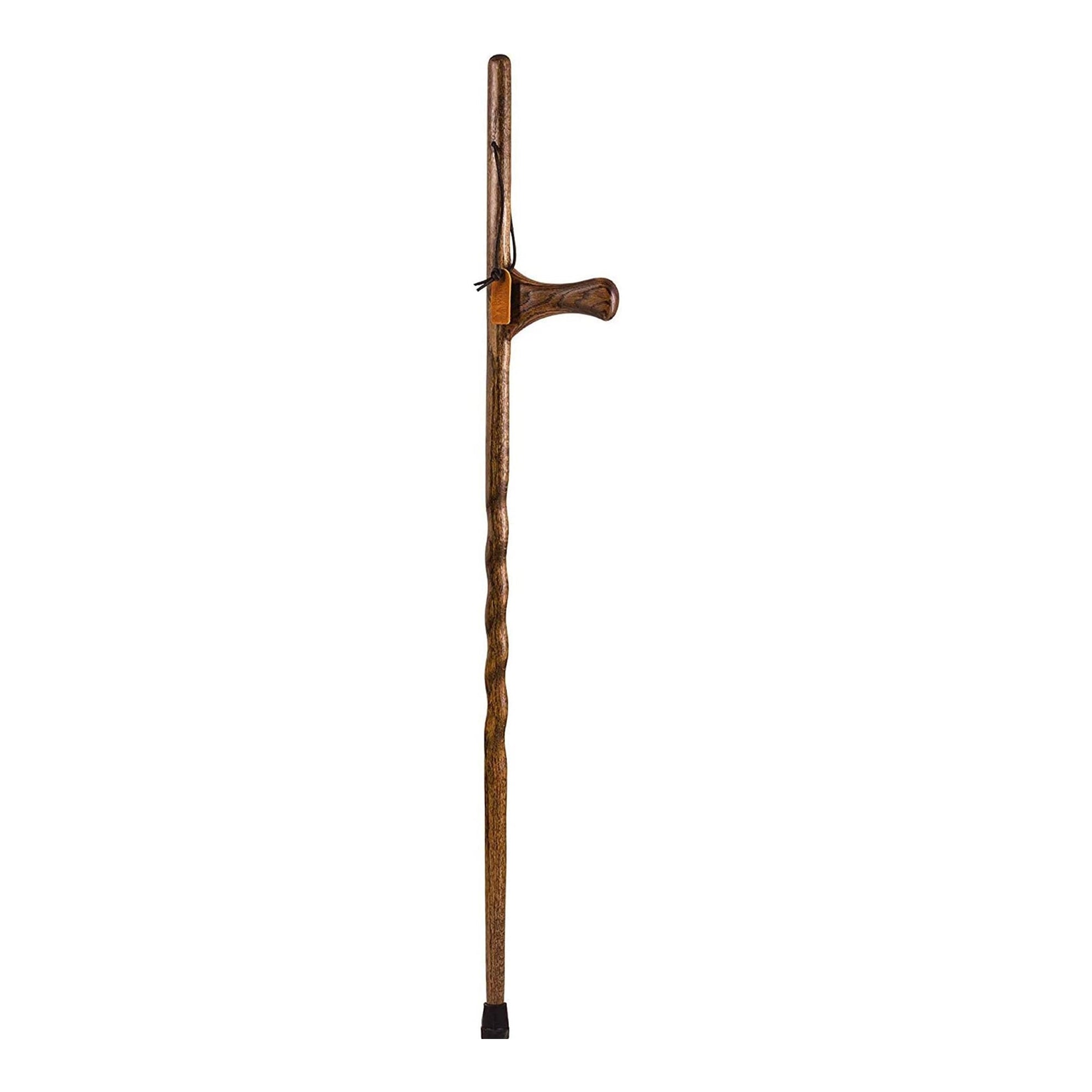 Walking Stick Brazos Dual Purpose Staff Wood 55 Inch Height Wood Grain