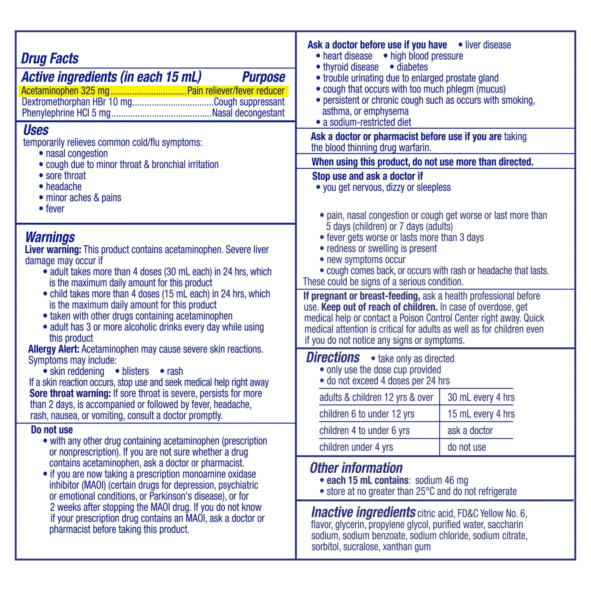 Cold and Flu Relief, Packaging Type- Each