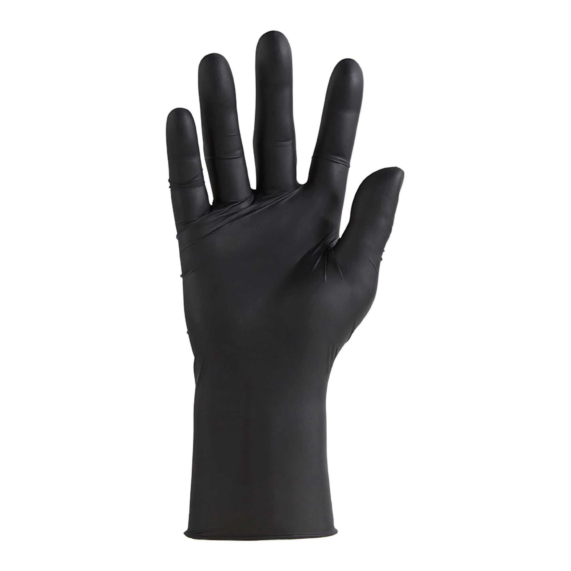 Exam Glove CareStock Small NonSterile Nitrile Standard Cuff Length Fully Textured Black Not Rated | 10Box/Case
