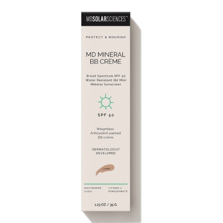 Makeup with Sunscreen MDSolarsciences MD Mineral BB Crème SPF 50 Cream 1.23 oz. Tube,Packaging Type- Each