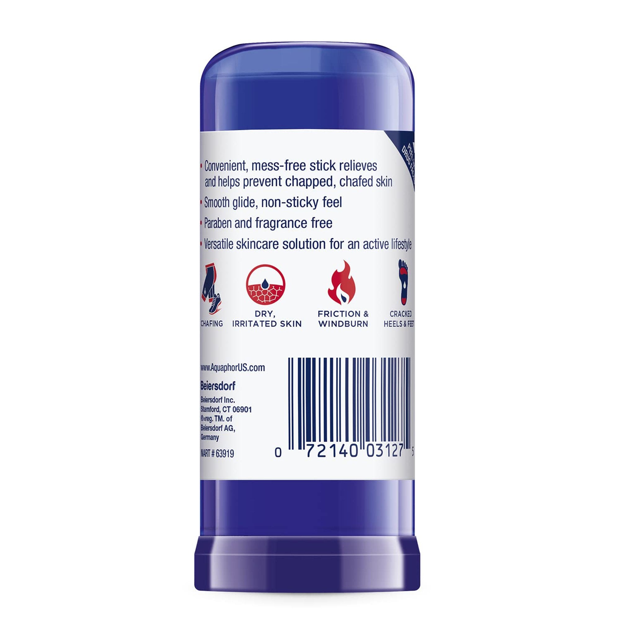 Skin Protectant Aquaphor Healing Balm .65 oz. Stick Unscented Solid,Packaging Type- Each