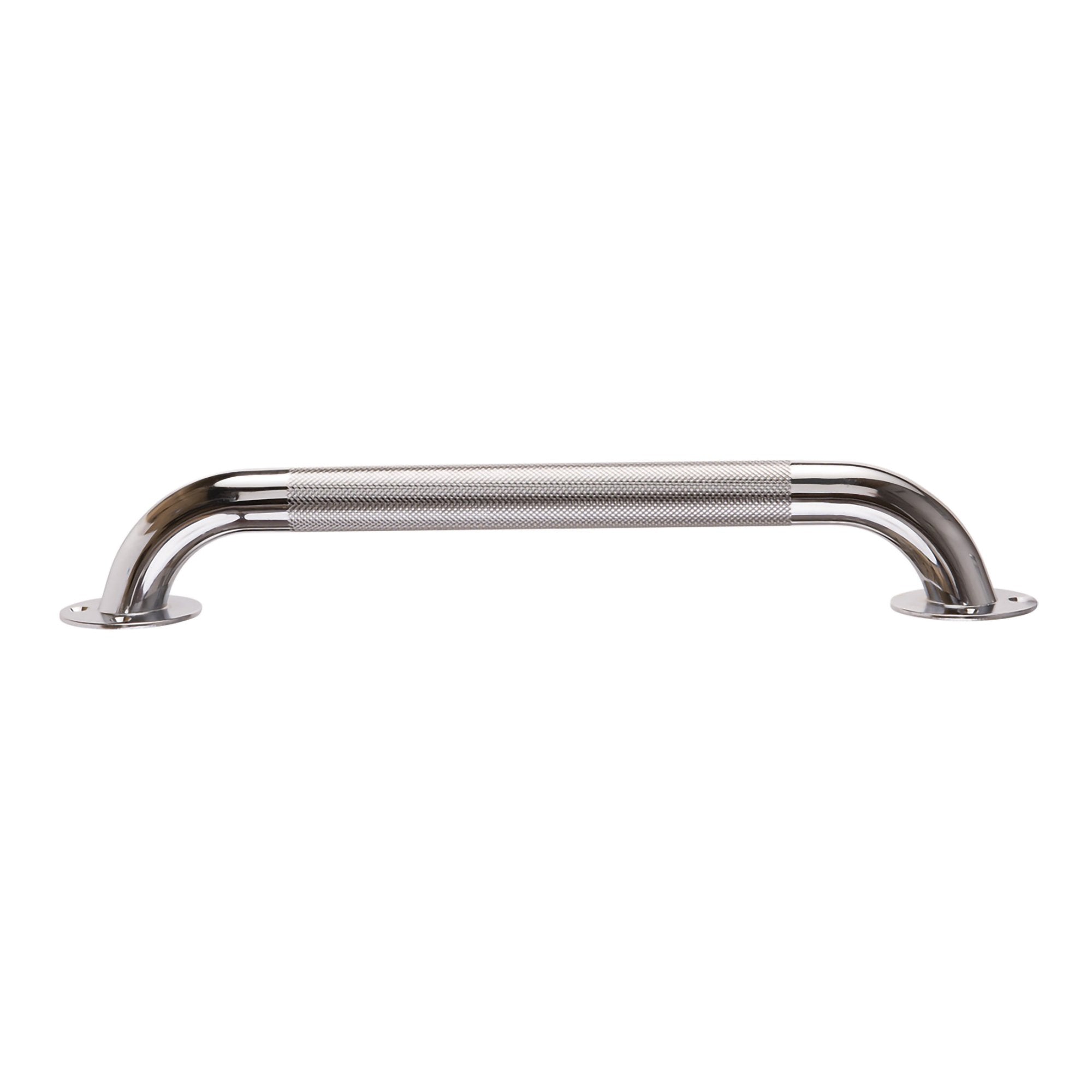 Horizontal wall mounted grab bar
