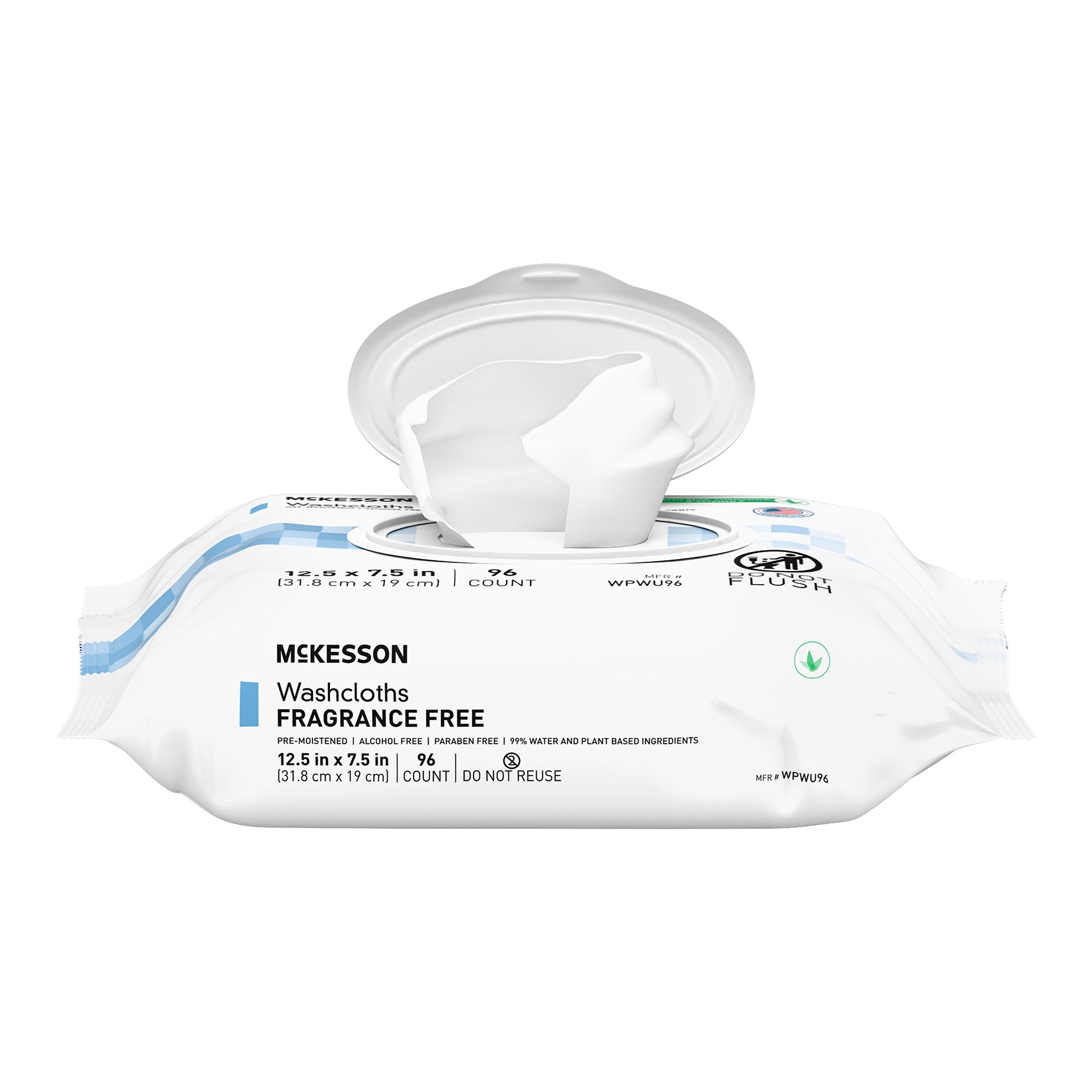 Personal Cleansing Wipe McKesson Soft Pack Unscented 96 Count | 6PK/Case
