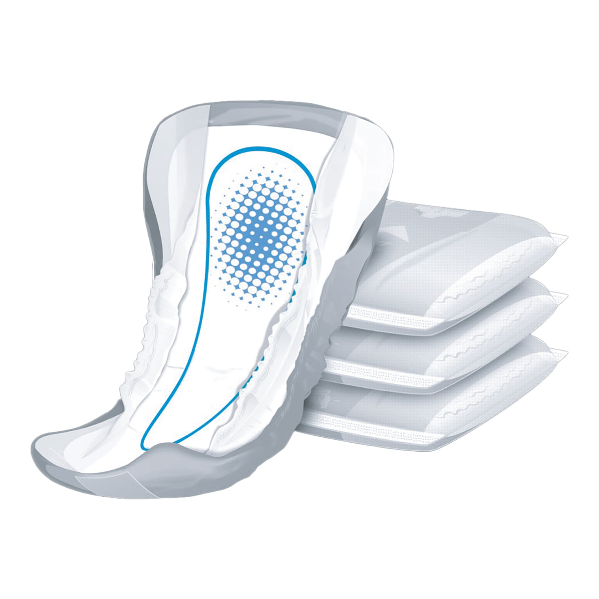 Bladder Control Pad McKesson 12 Inch Heavy Absorbency Polymer Core One Size Fits Most | 6BG/Case
