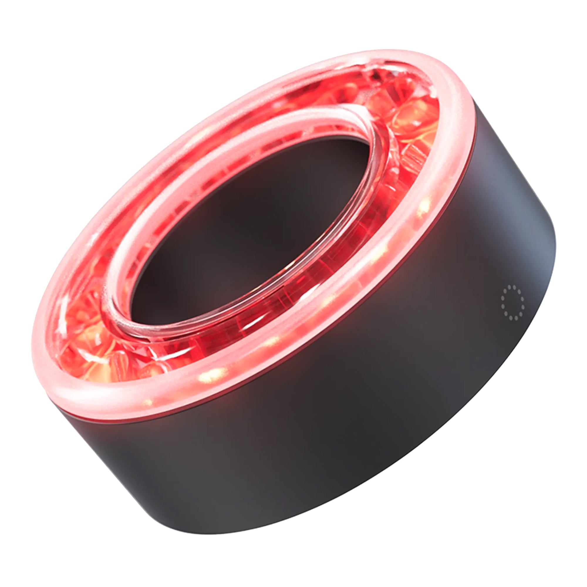 Hand-Held Face Massager & Cleanser Attachment TheraFace Hot and Cold Rings - Black 1 Hot Ring, 1 Cold Ring, Travel Pouch