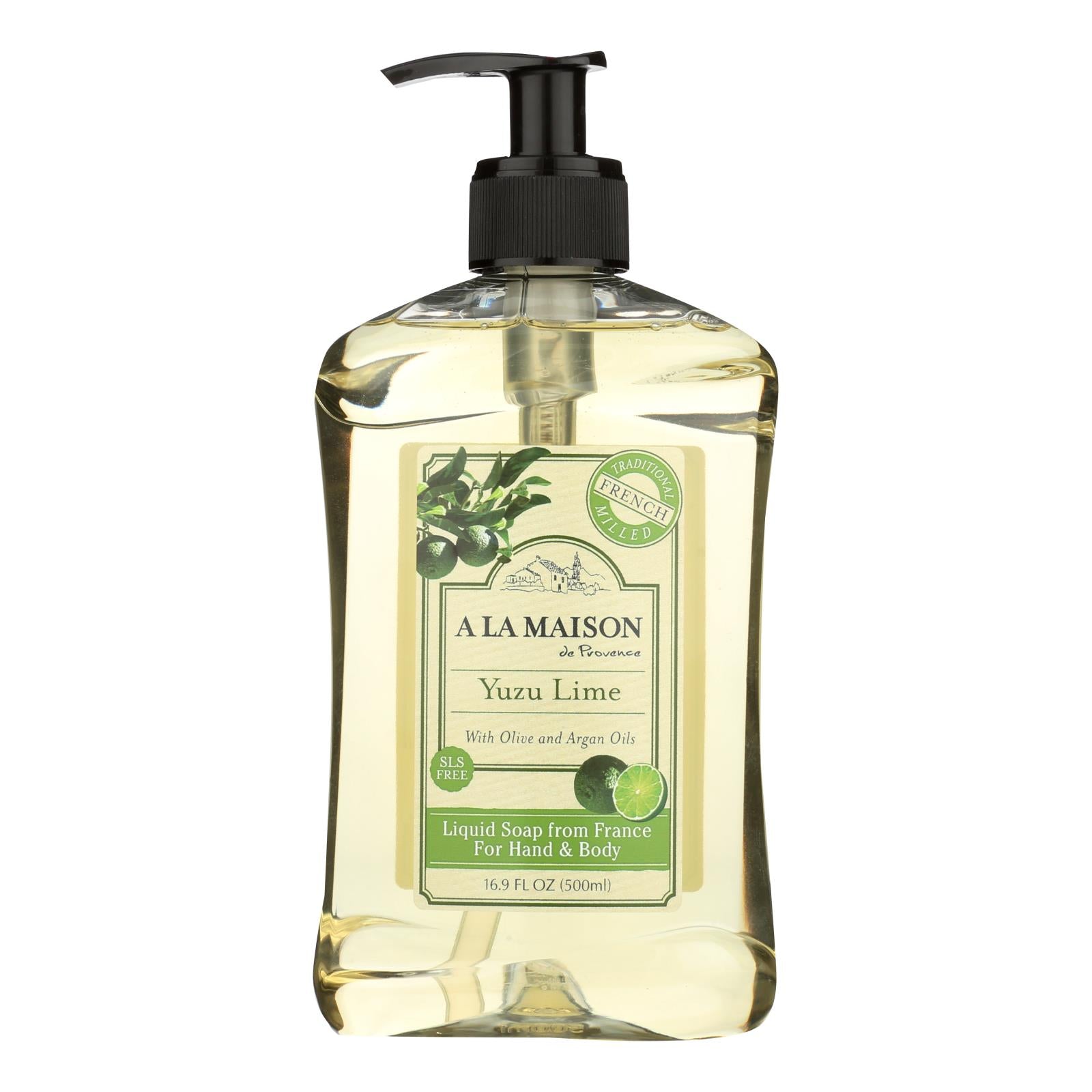 A La Maison De Provence Yuzu Lime Liquid Soap - 1 Each - 16.9 Fz