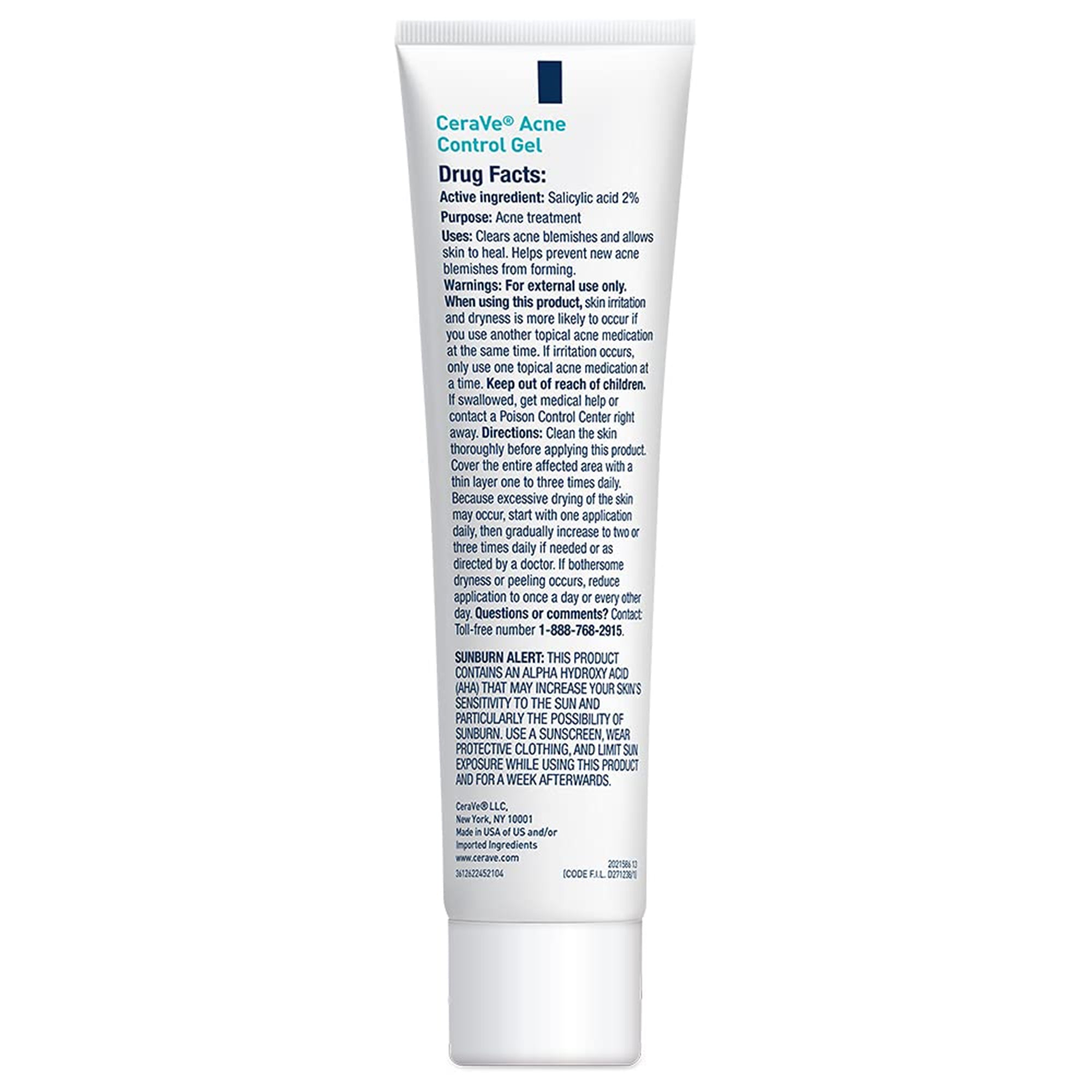 Acne Treatment CeraVe Acne Control Gel 1.35 oz. Gel,Packaging Type- Each