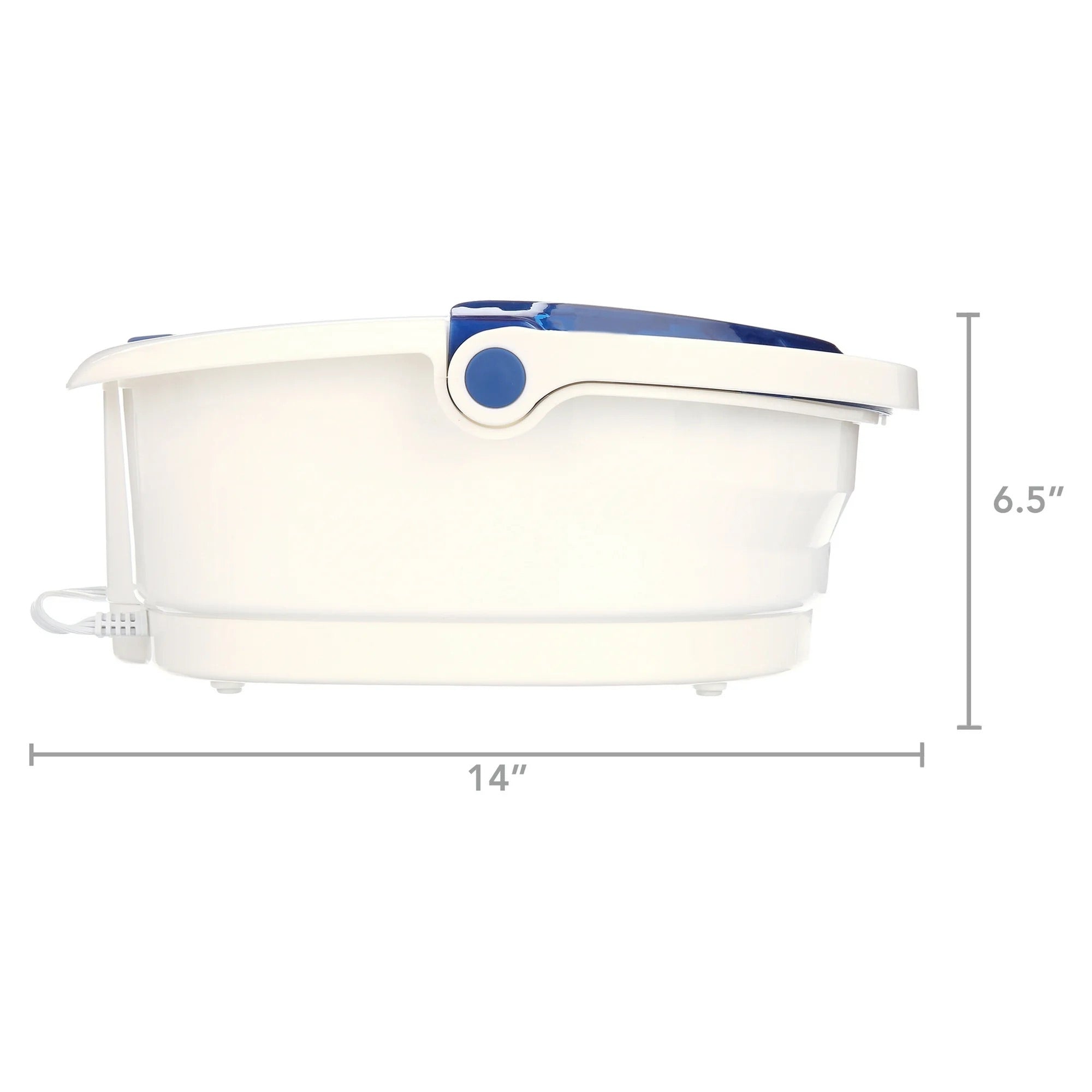 Foot Bath with Heat Boost HoMedics Bubble Bliss Elite Blue / White Plastic