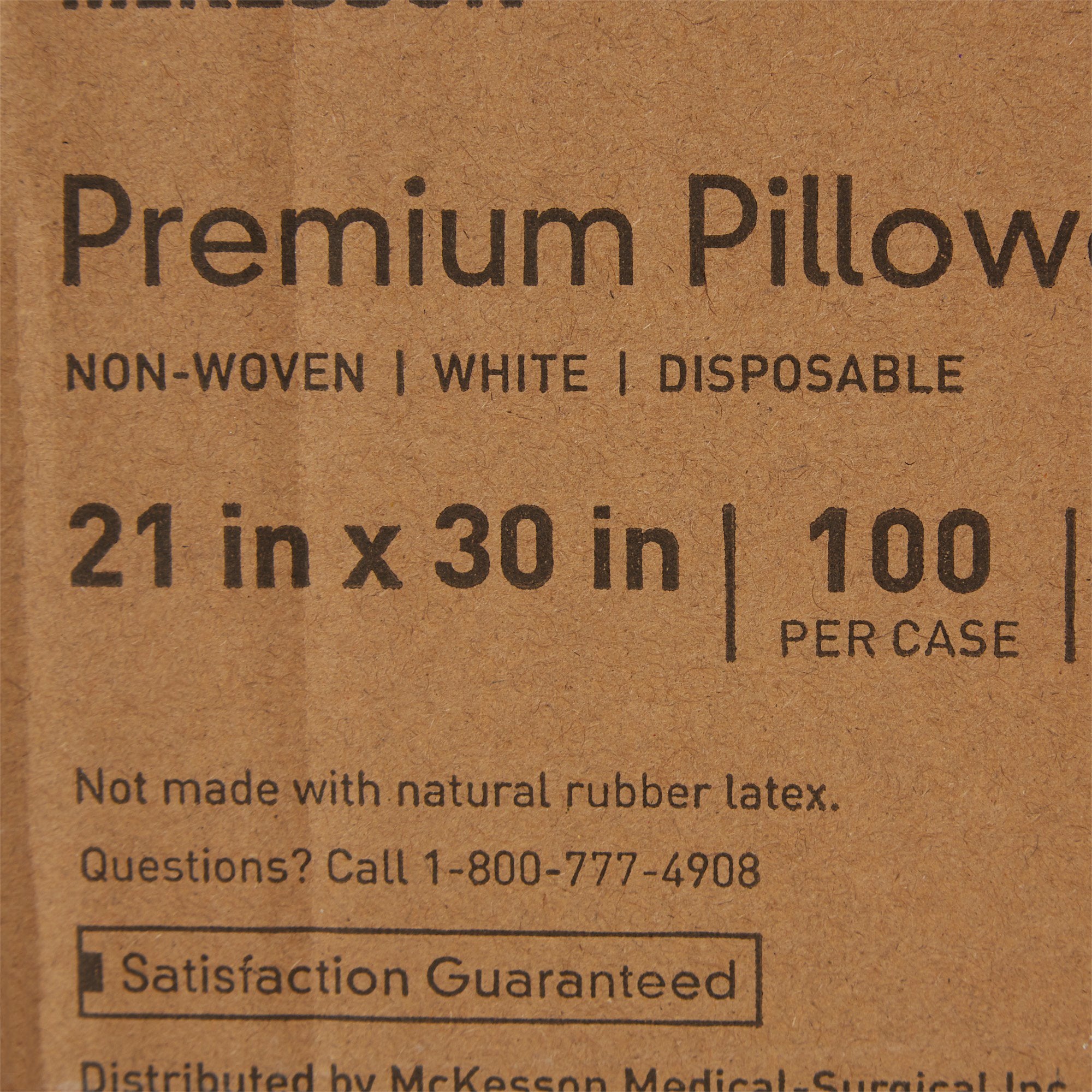Pillowcase McKesson Standard White Disposable, Packaging Type- Each