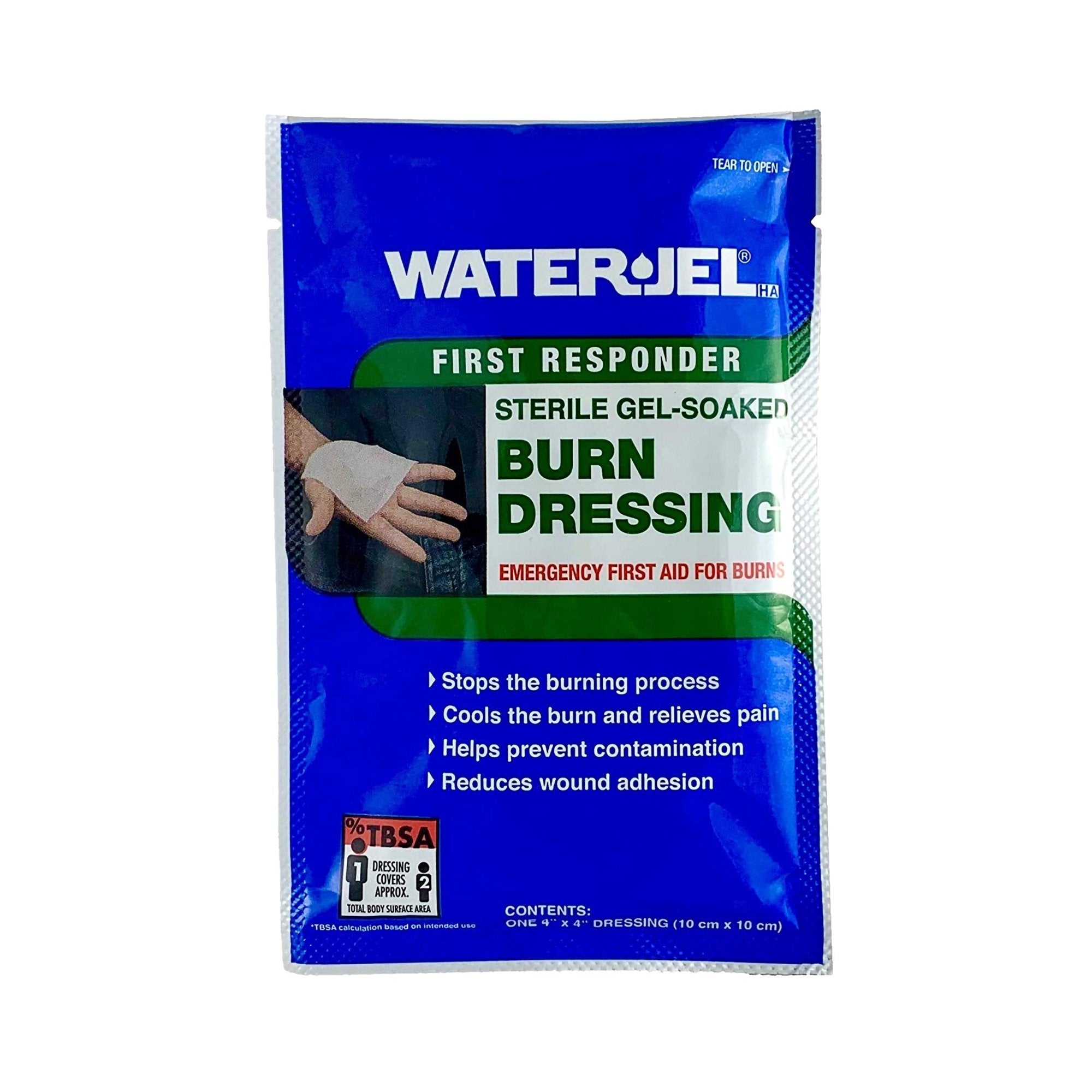 Hydrogel Burn Dressing Water-Jel First Responder Sheet 4 X 4 Inch Sterile