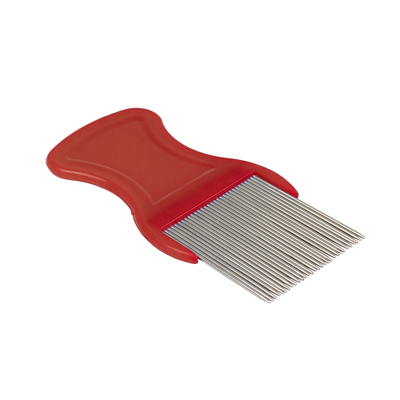 Dynarex ClearNit Metal Lice and Nit Removal Comb with handle