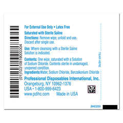 Saline Cleansing Towelette Hygea Individual Packet Unscented 24 Count, Packaging Type- Case